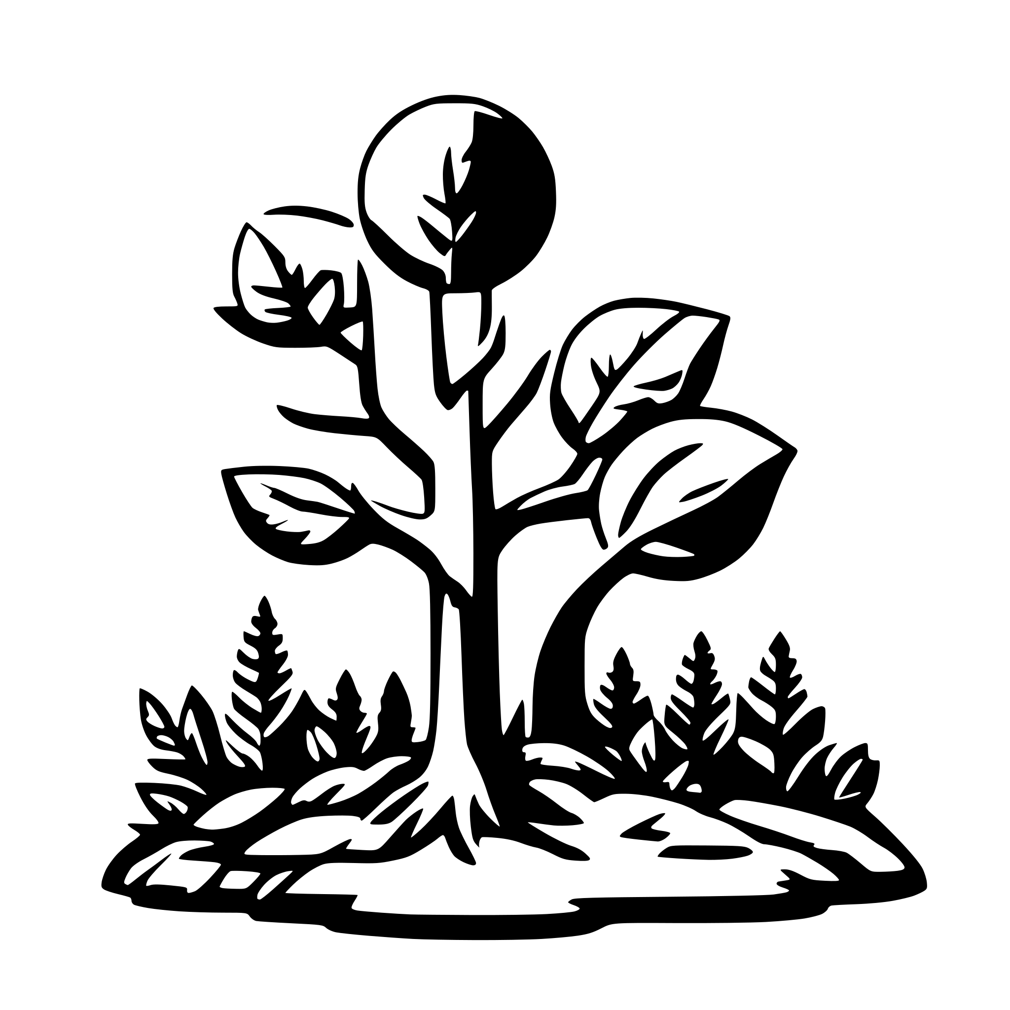 AI-generated SVG of 'Ecology and technology website'