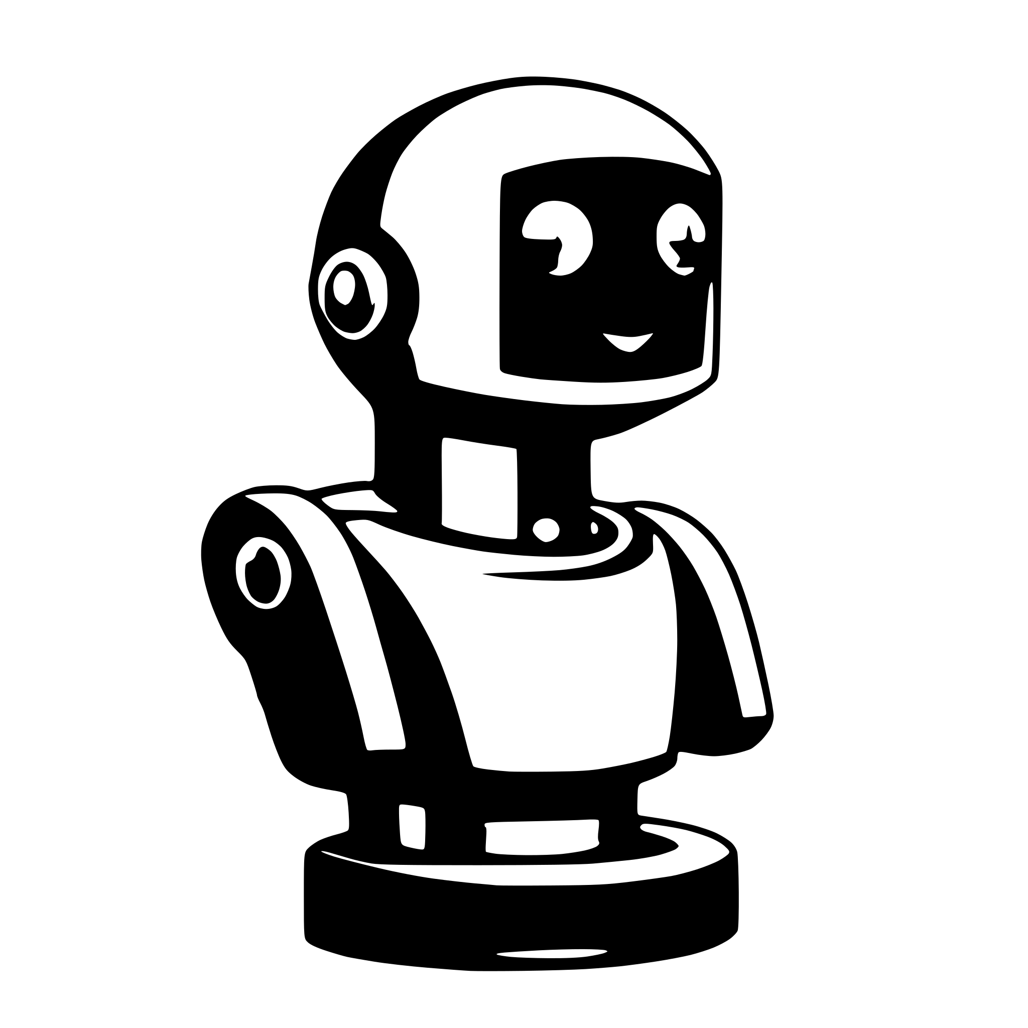 AI-generated SVG of a bot chat