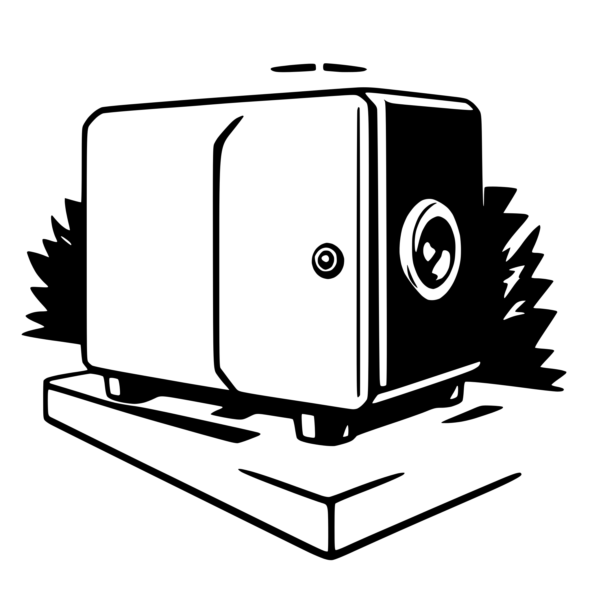 AI-generated SVG of a computer box