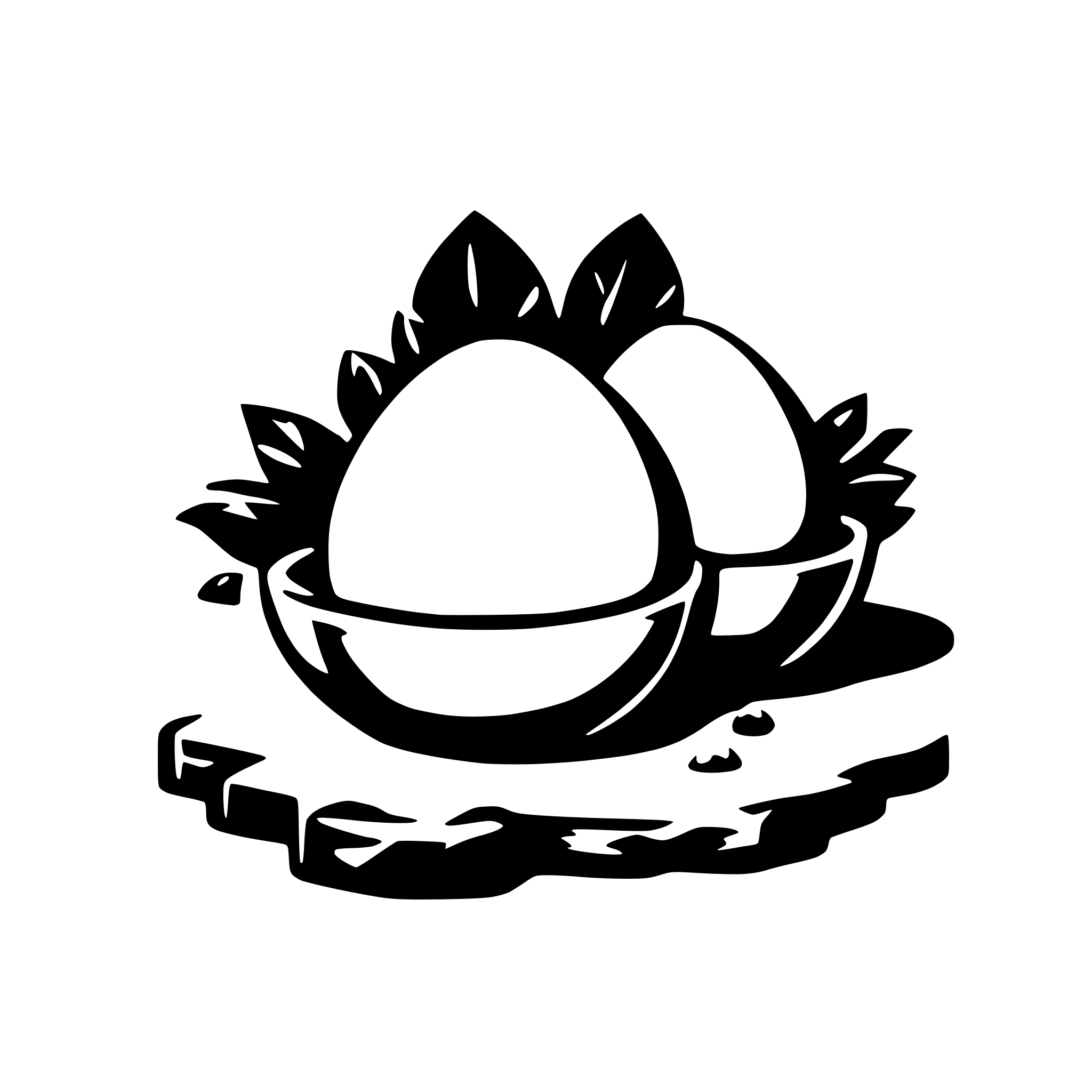AI-generated SVG of a 3 oeufs