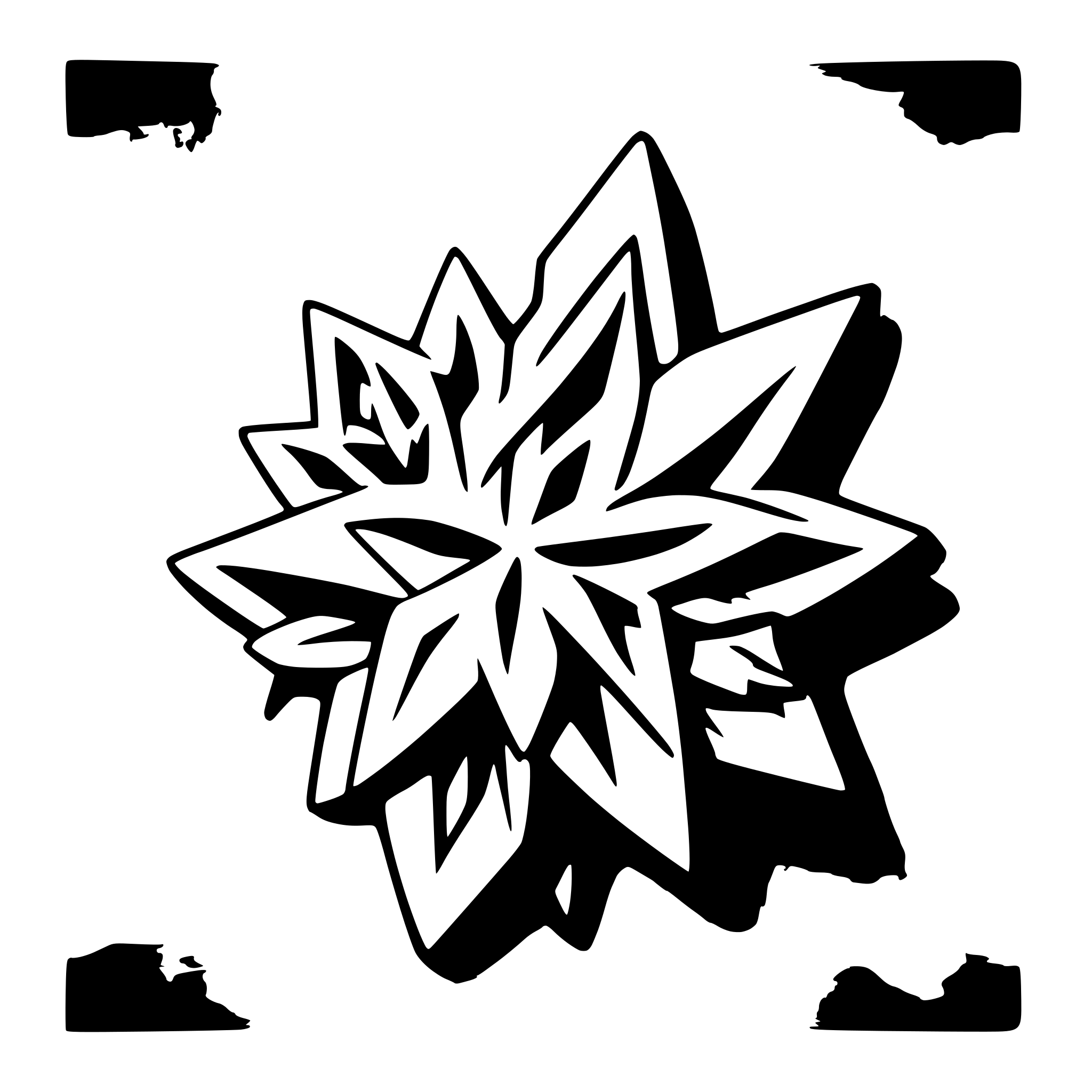 AI-generated SVG of a christmas star