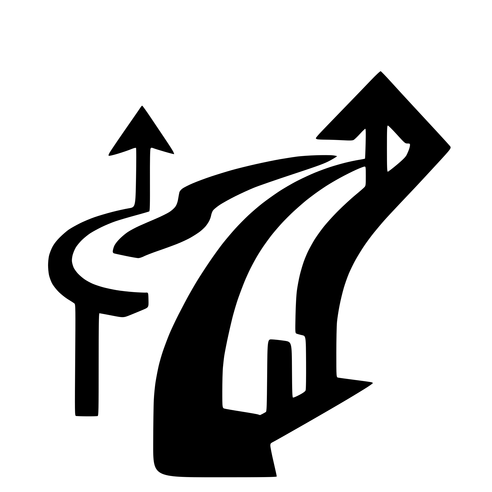 AI-generated SVG of a curve arrow