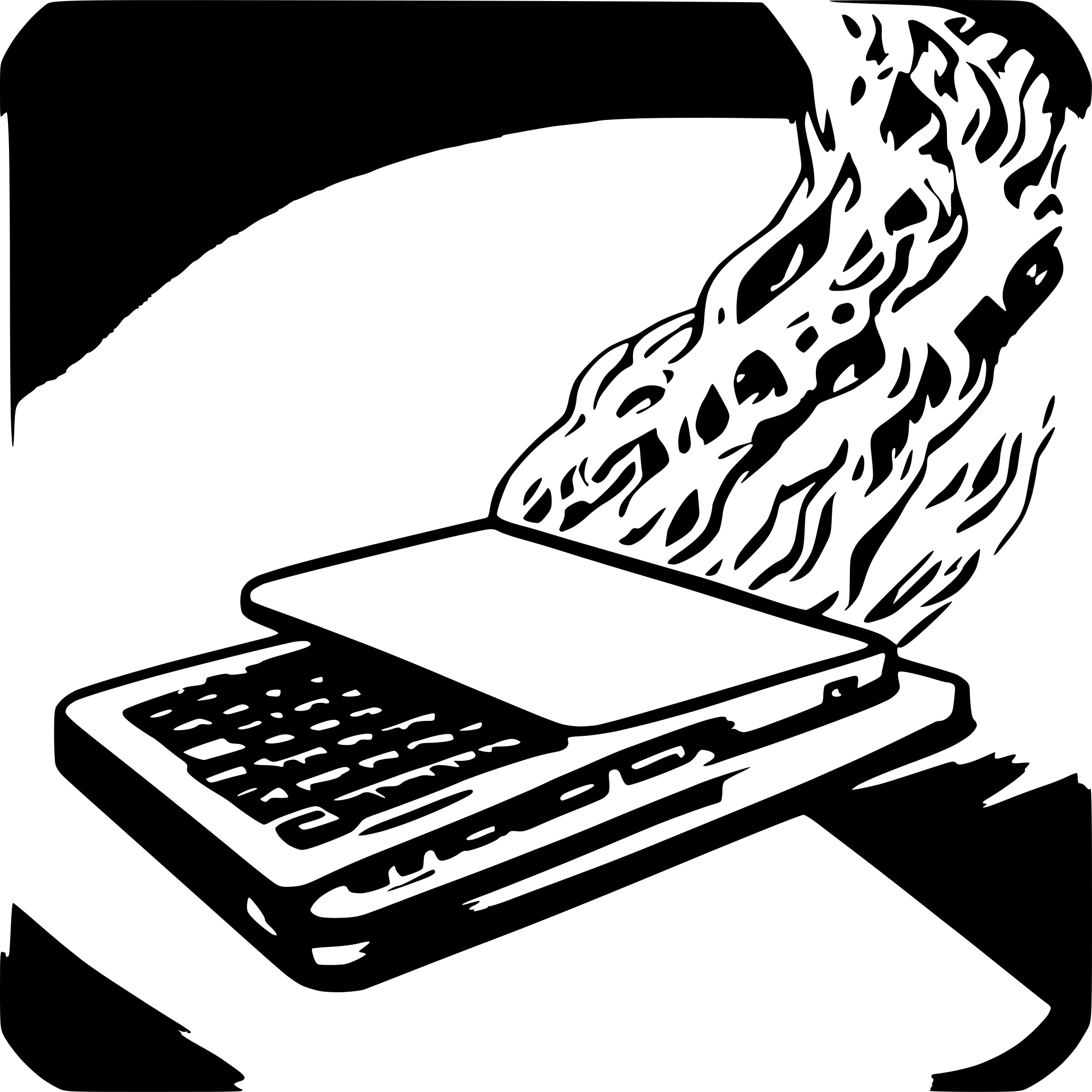 AI-generated SVG of a laptop