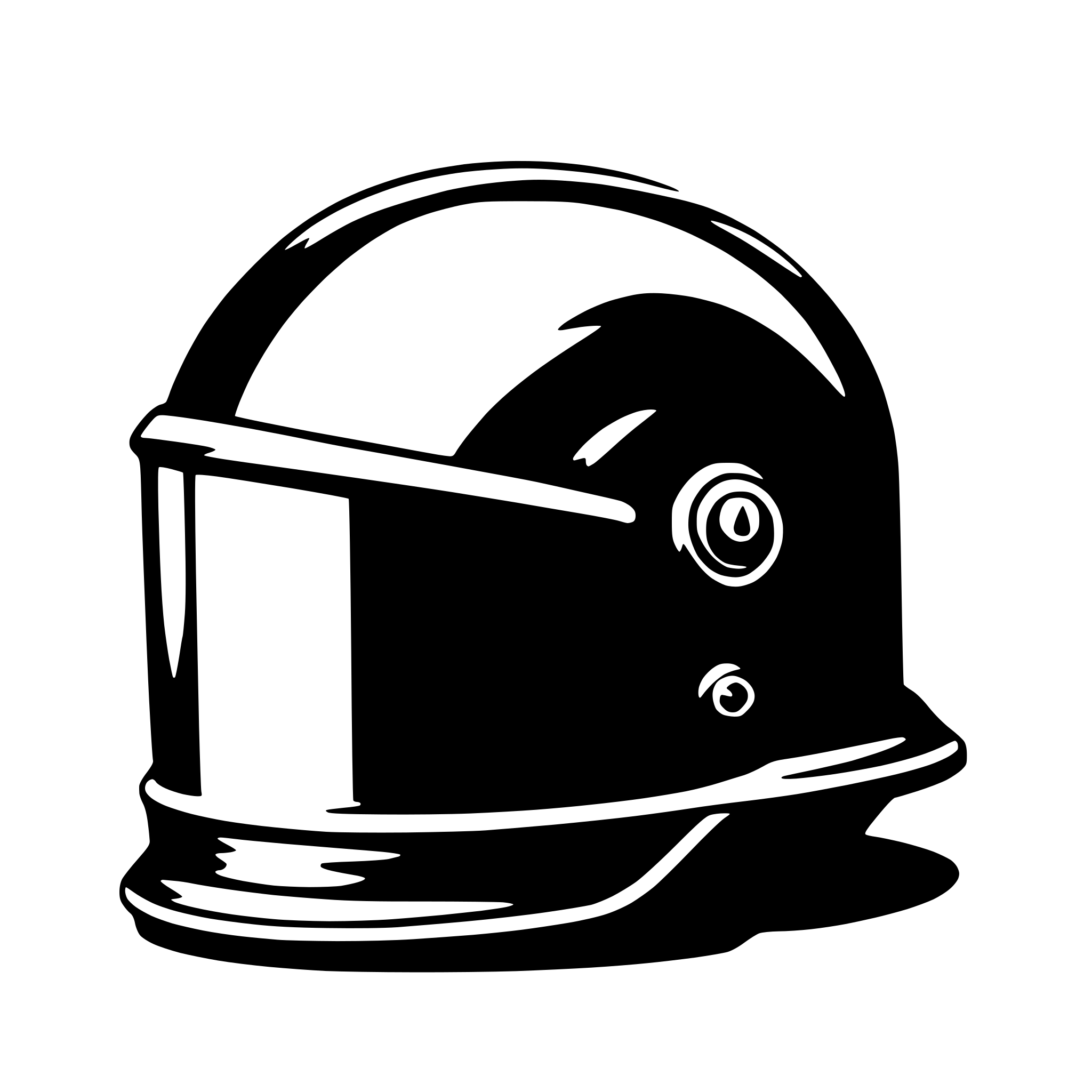 AI-generated SVG of a helmet