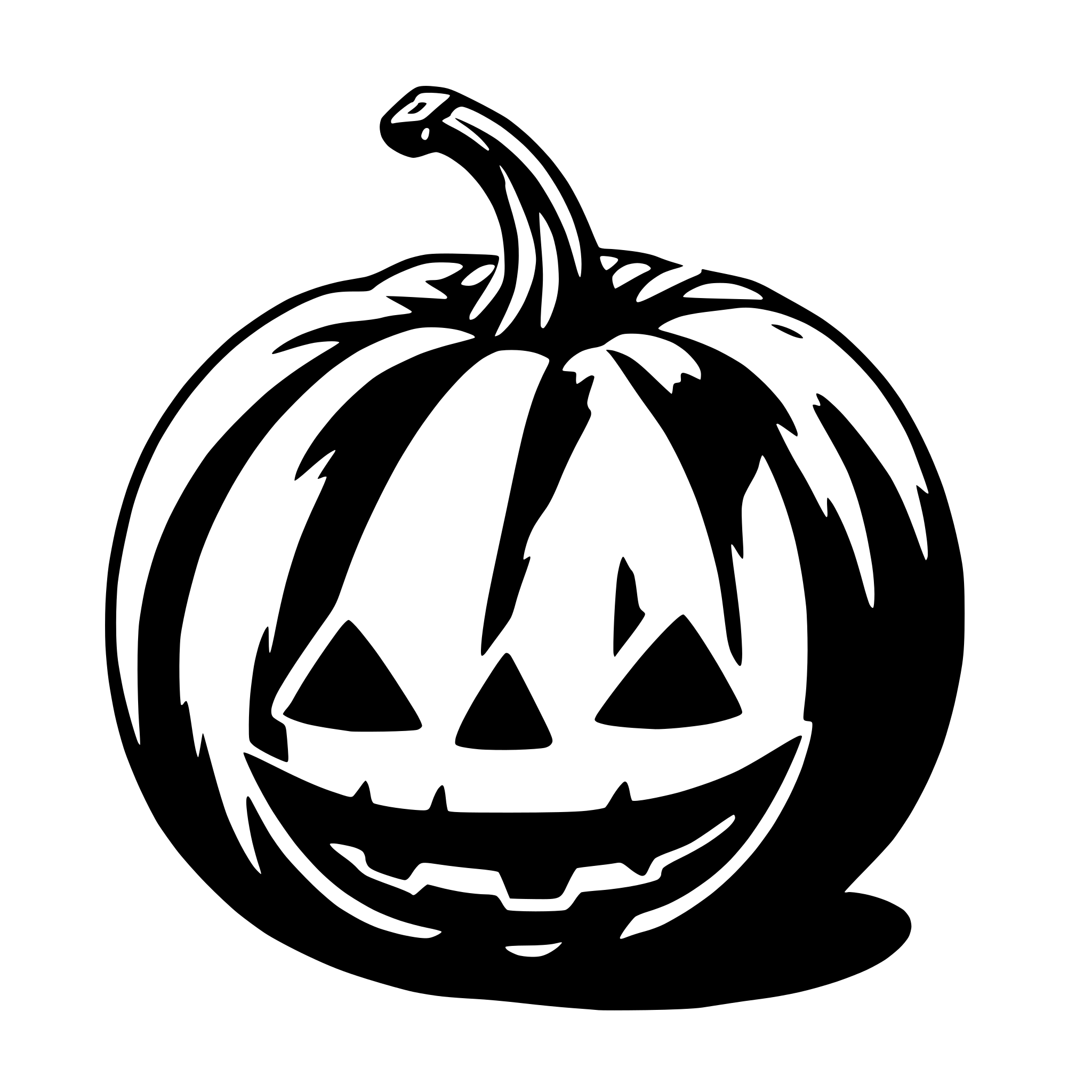 AI-generated SVG of 'Halloweenpumpkin'