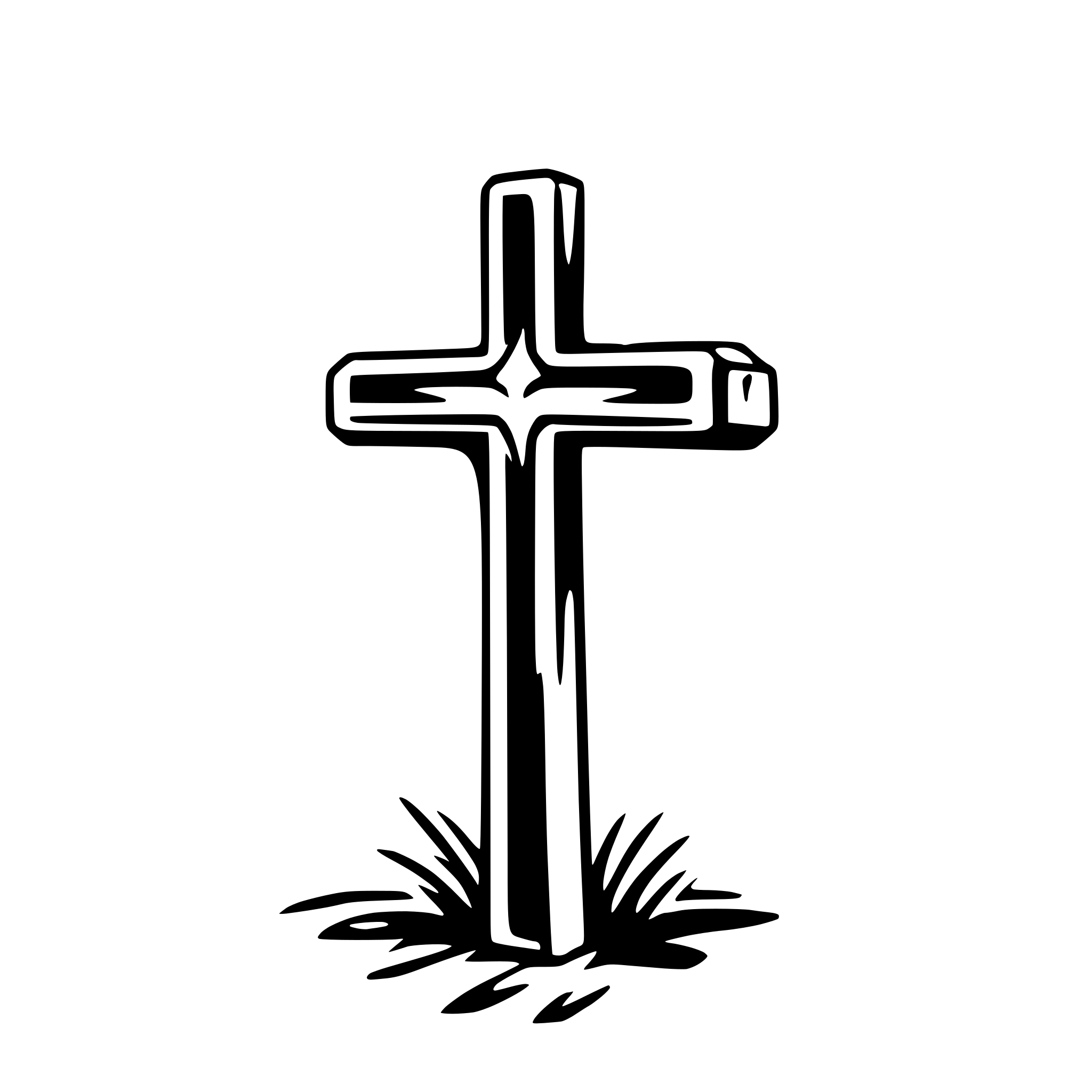 AI-generated SVG of 'cross'