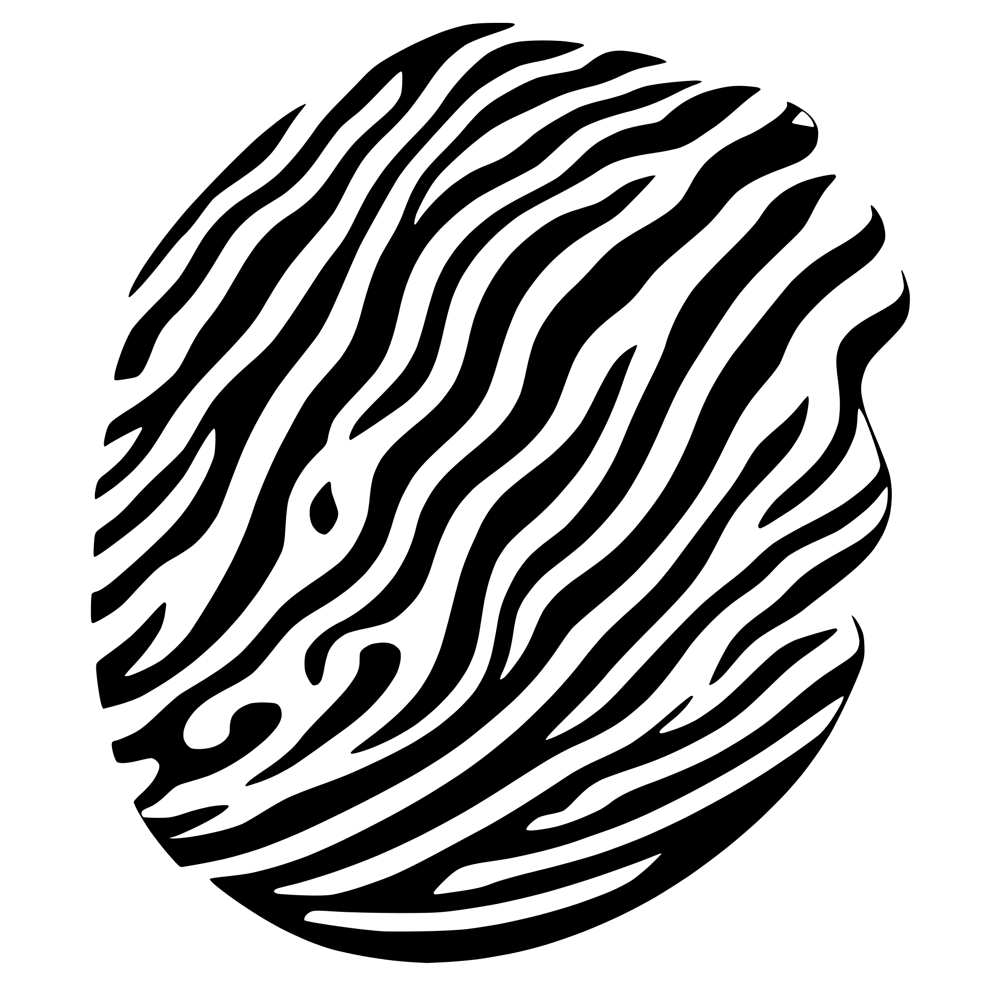 AI-generated SVG of a Damascus steel pattern