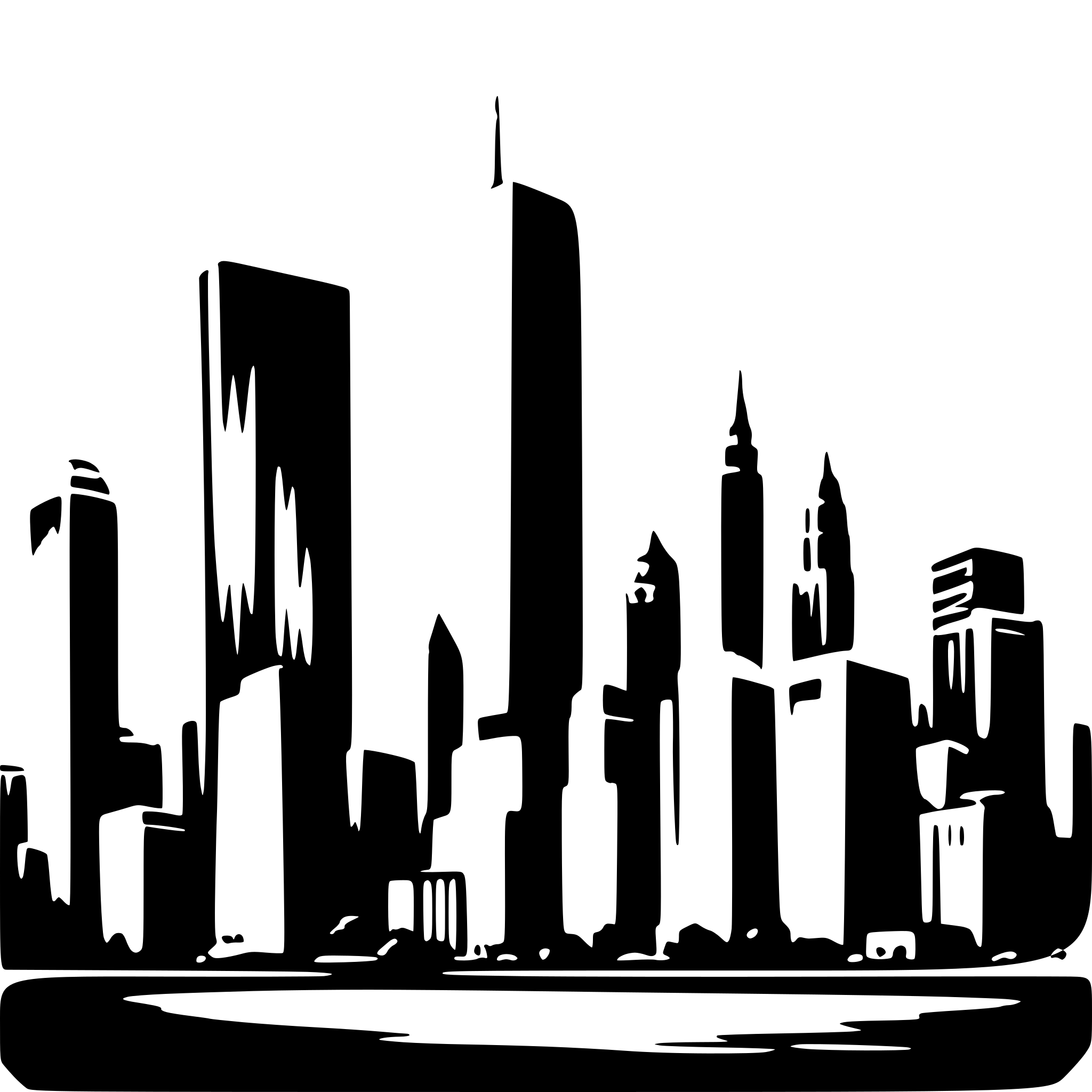 AI-generated SVG of 'nyc skyline'