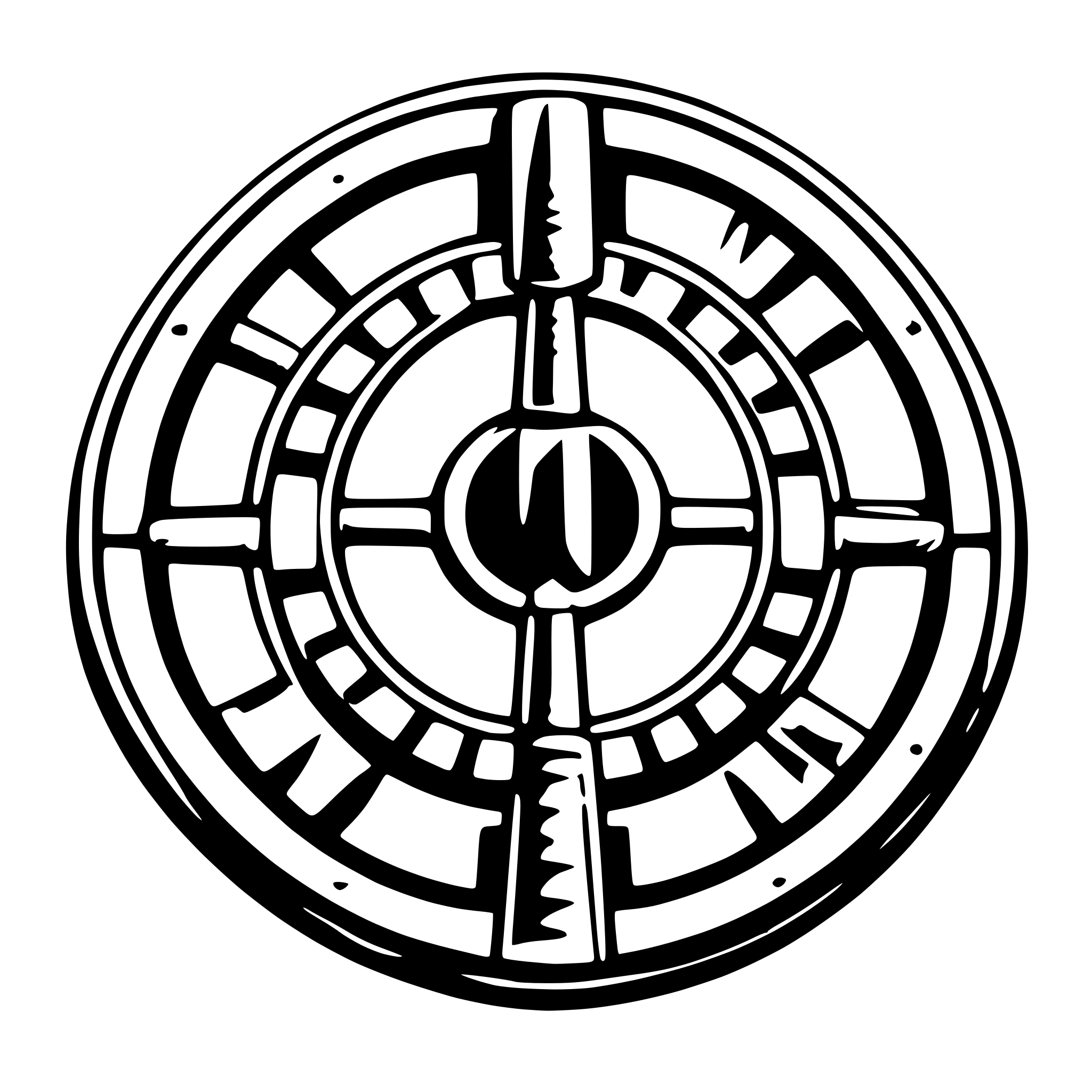 AI-generated SVG of 'heiroglyph stargate'