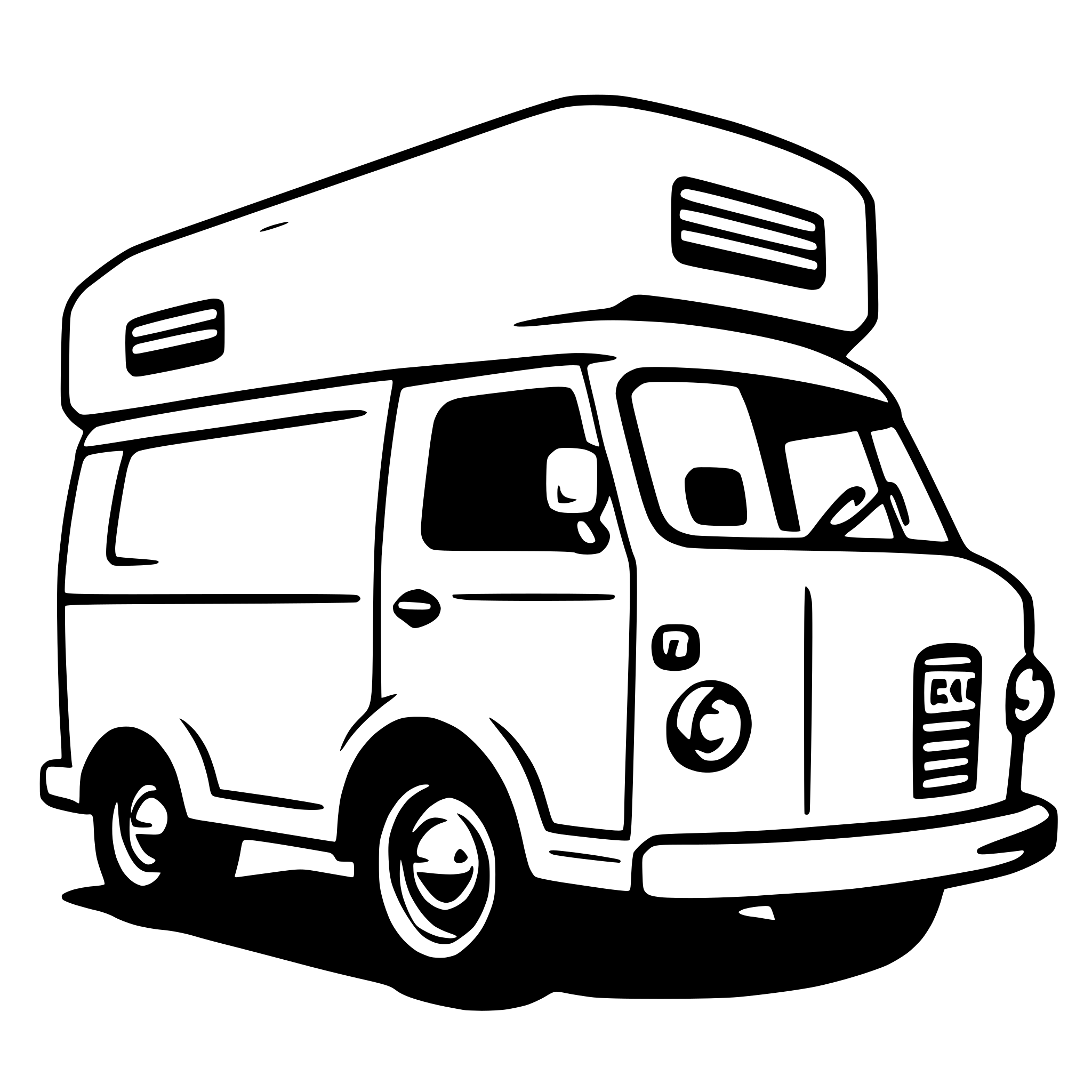 AI-generated SVG of 'van'