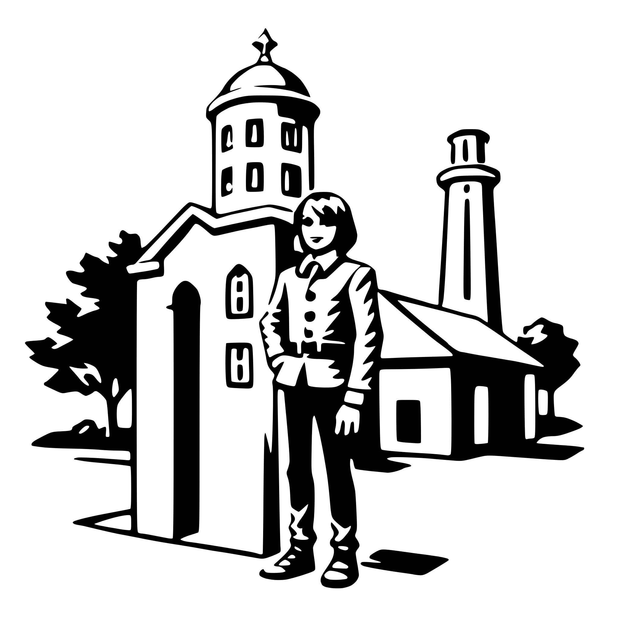 AI-generated SVG of a architect
