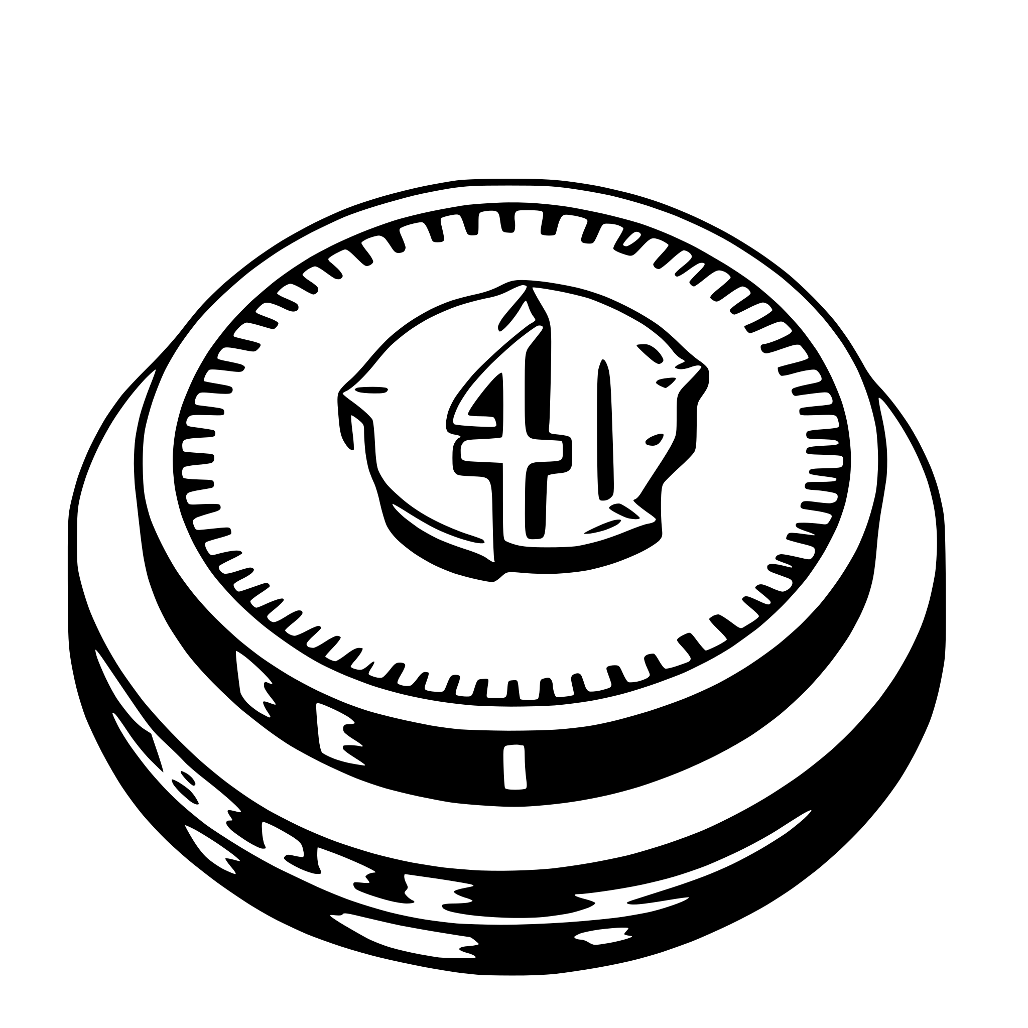 AI-generated SVG of a coin