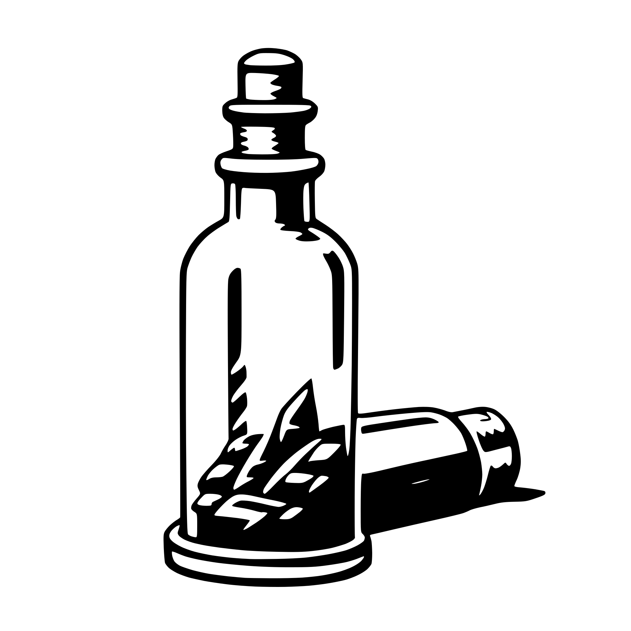 AI-generated SVG of a message in bottle