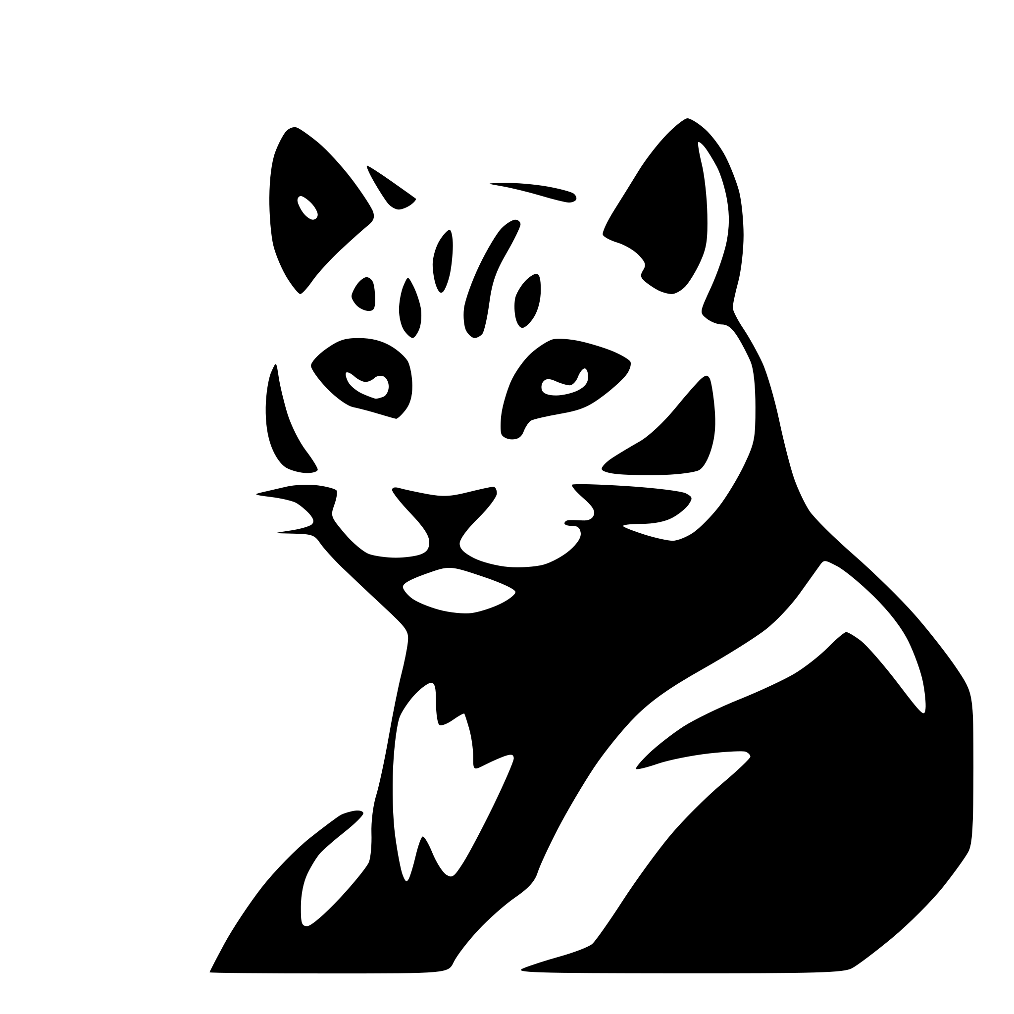 AI-generated SVG of 'a big cat'