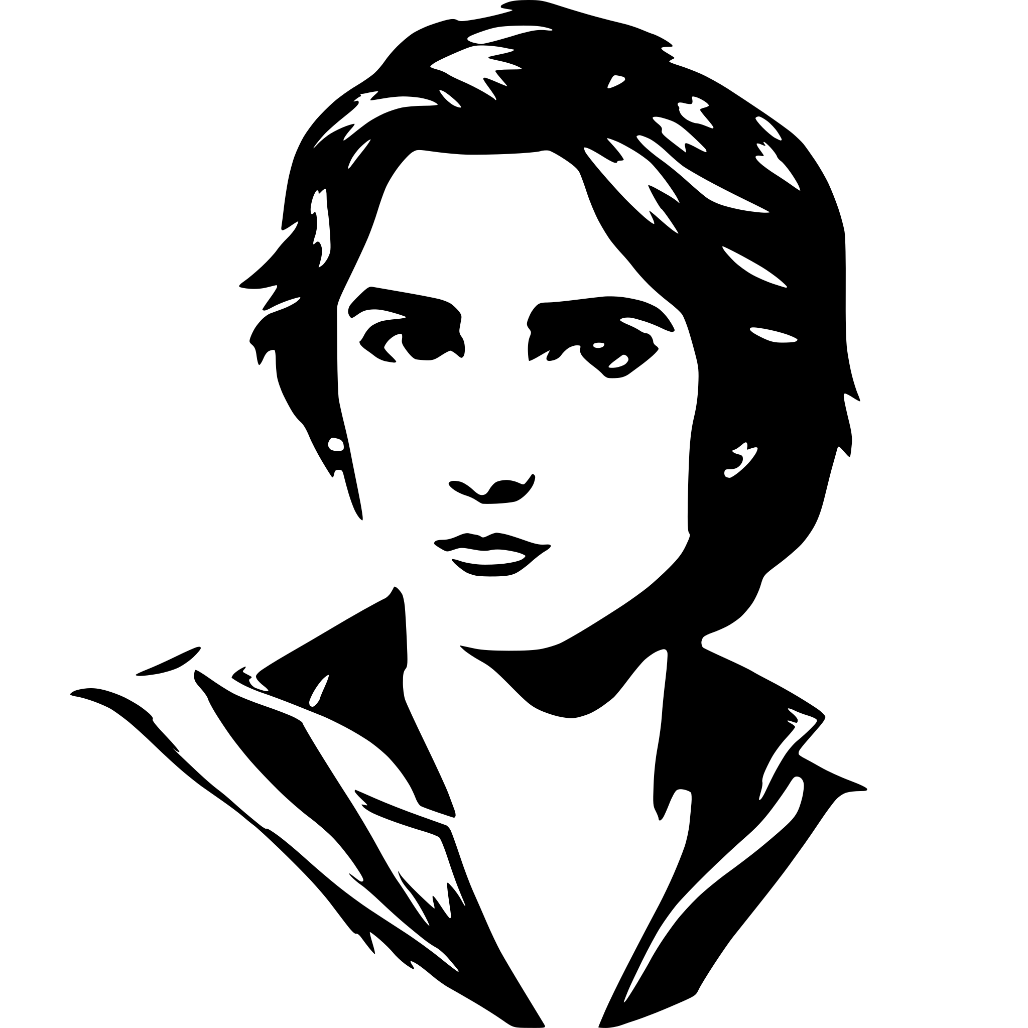 AI-generated SVG of a cute young guy