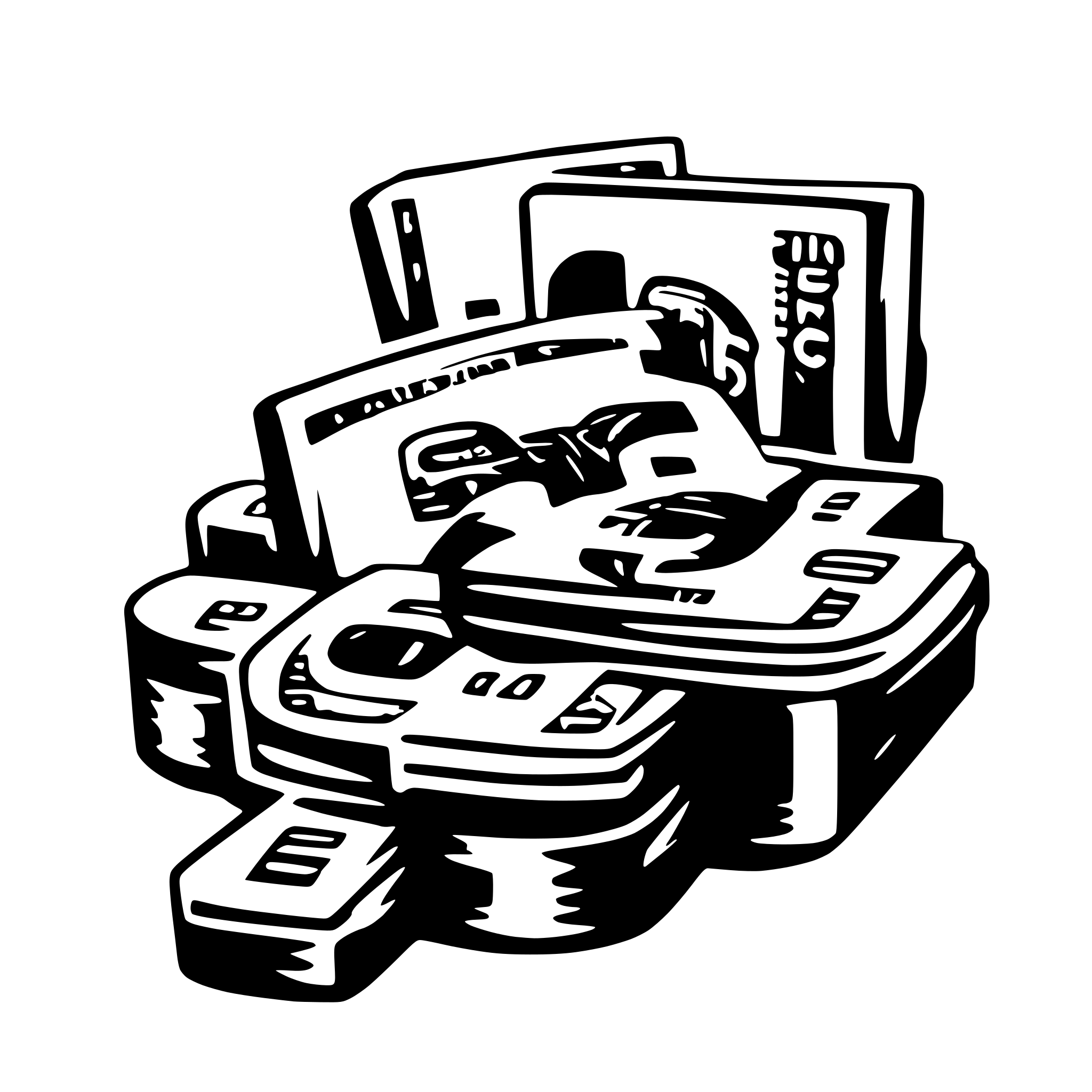 AI-generated SVG of a Money