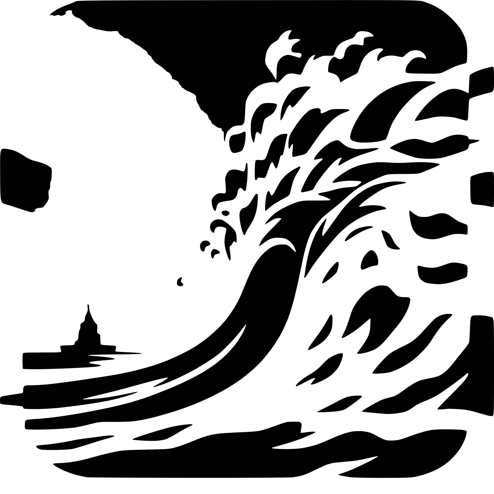 AI-generated SVG of a Smooth crashing wave