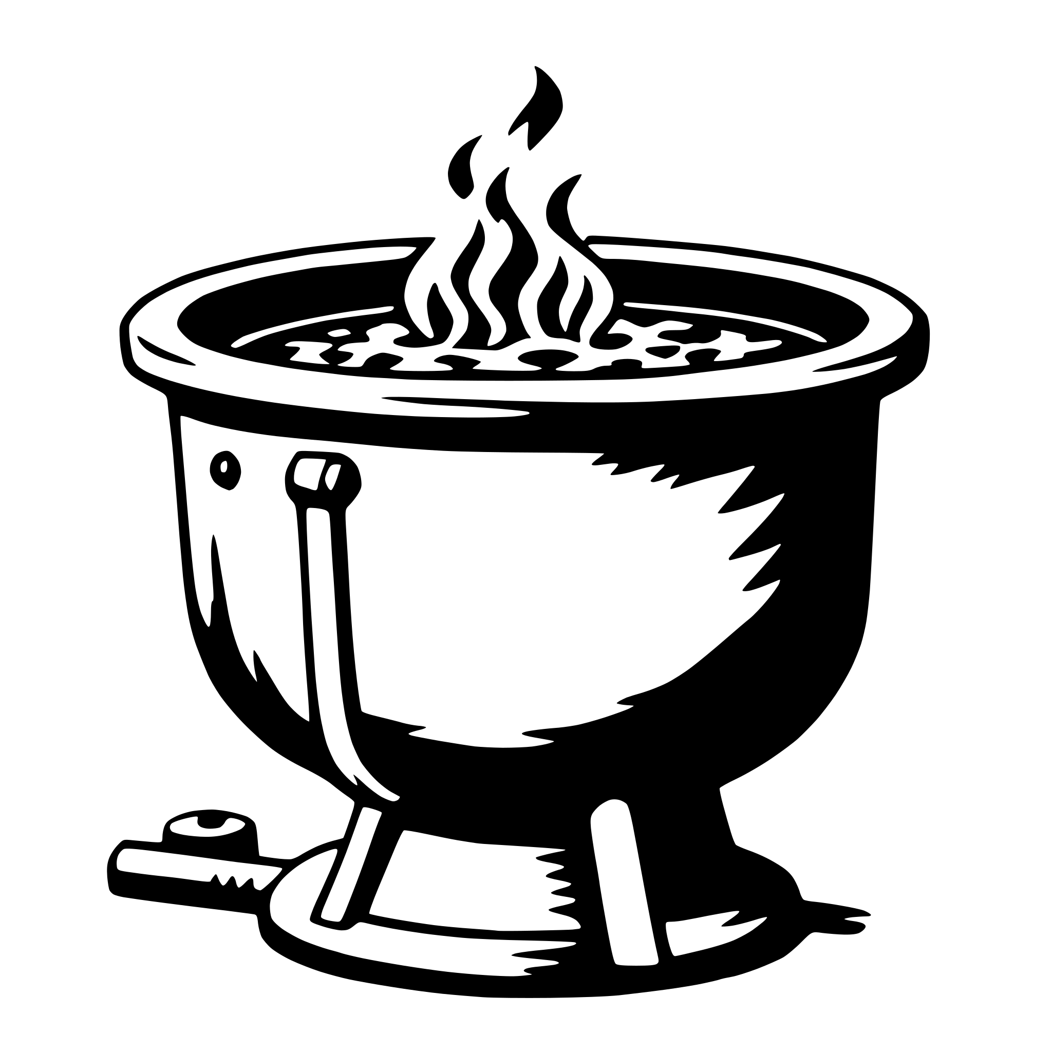 AI-generated SVG of a cauldron
