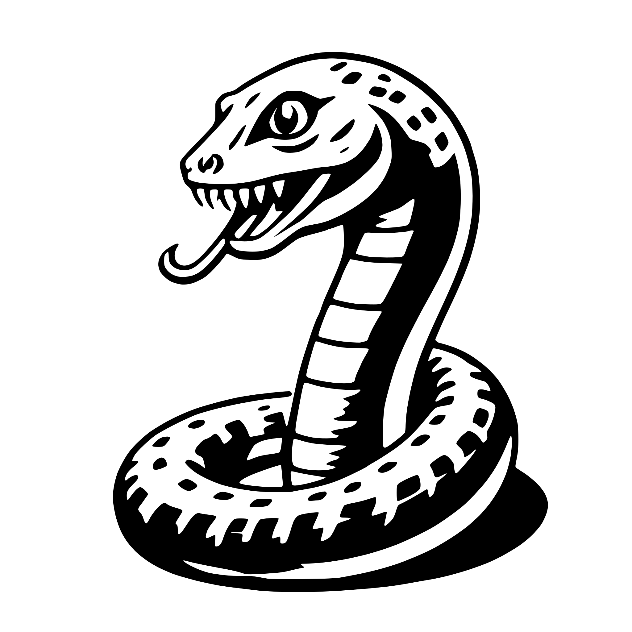 AI-generated SVG of 'cobra'