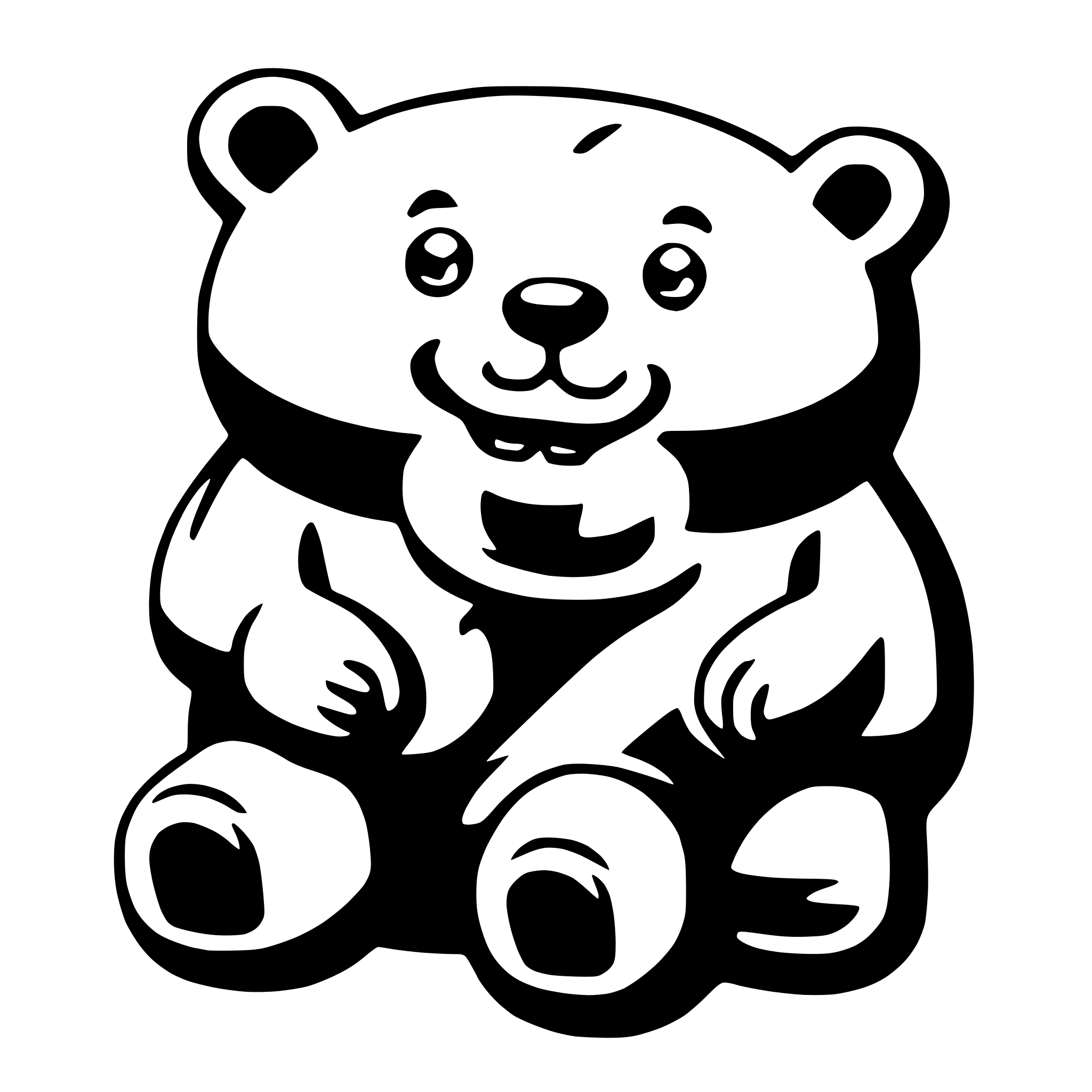 AI-generated SVG of a gummy bears