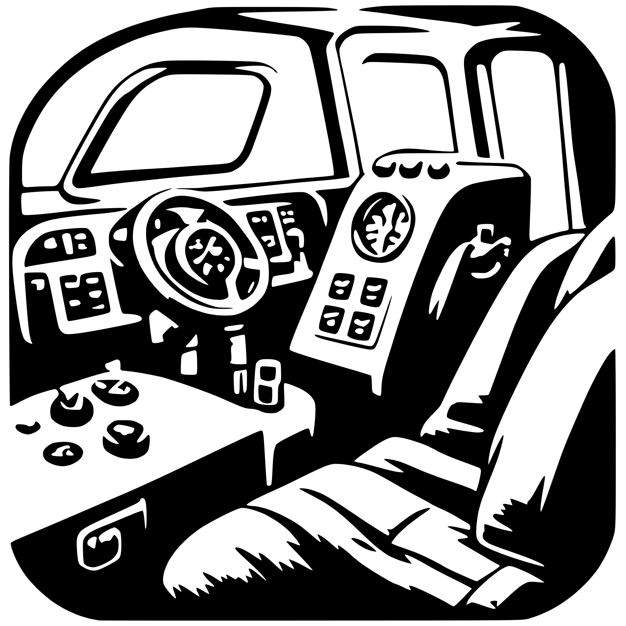 AI-generated SVG of 'truck dashboard'