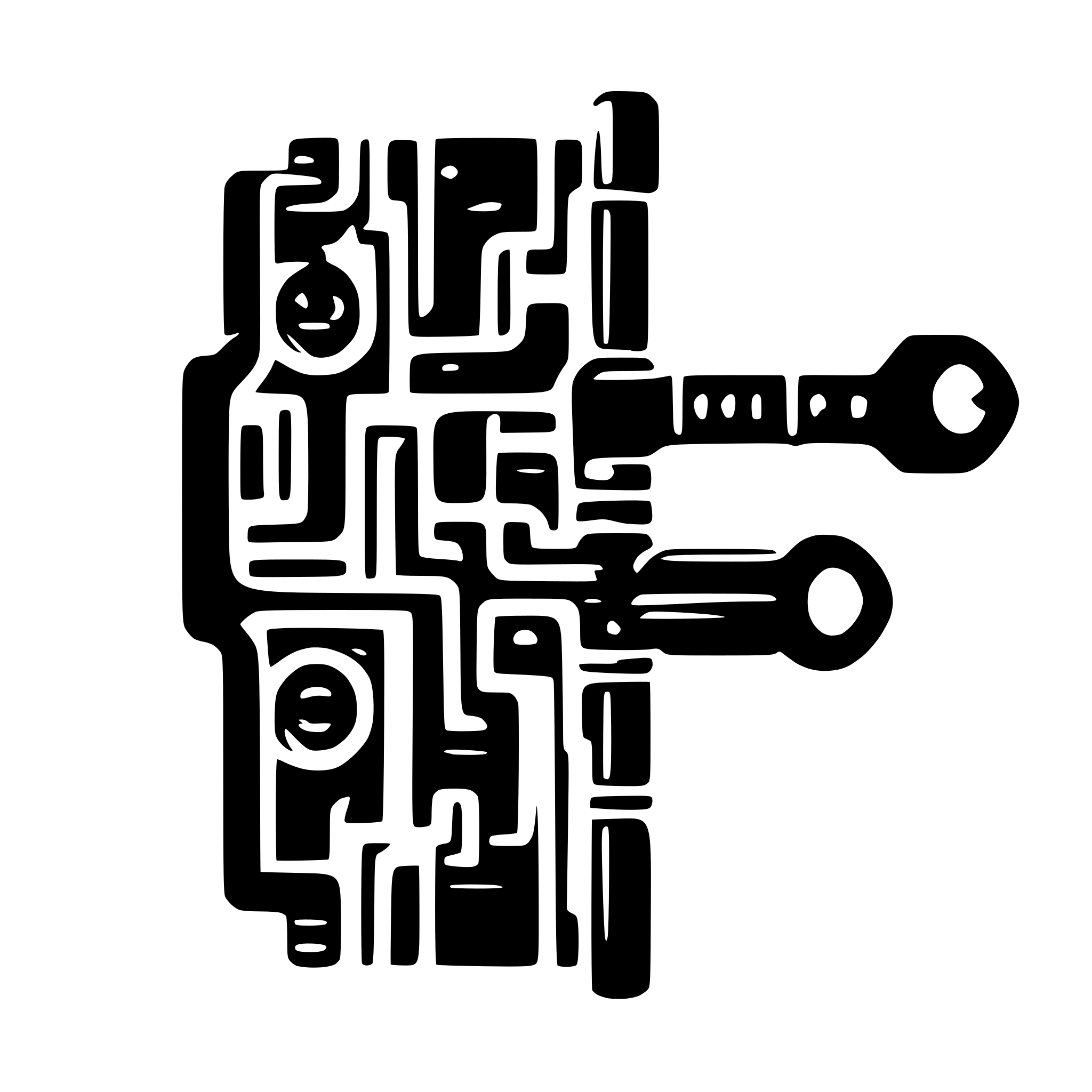 AI-generated SVG of 'Interwoven Circuits and Key'