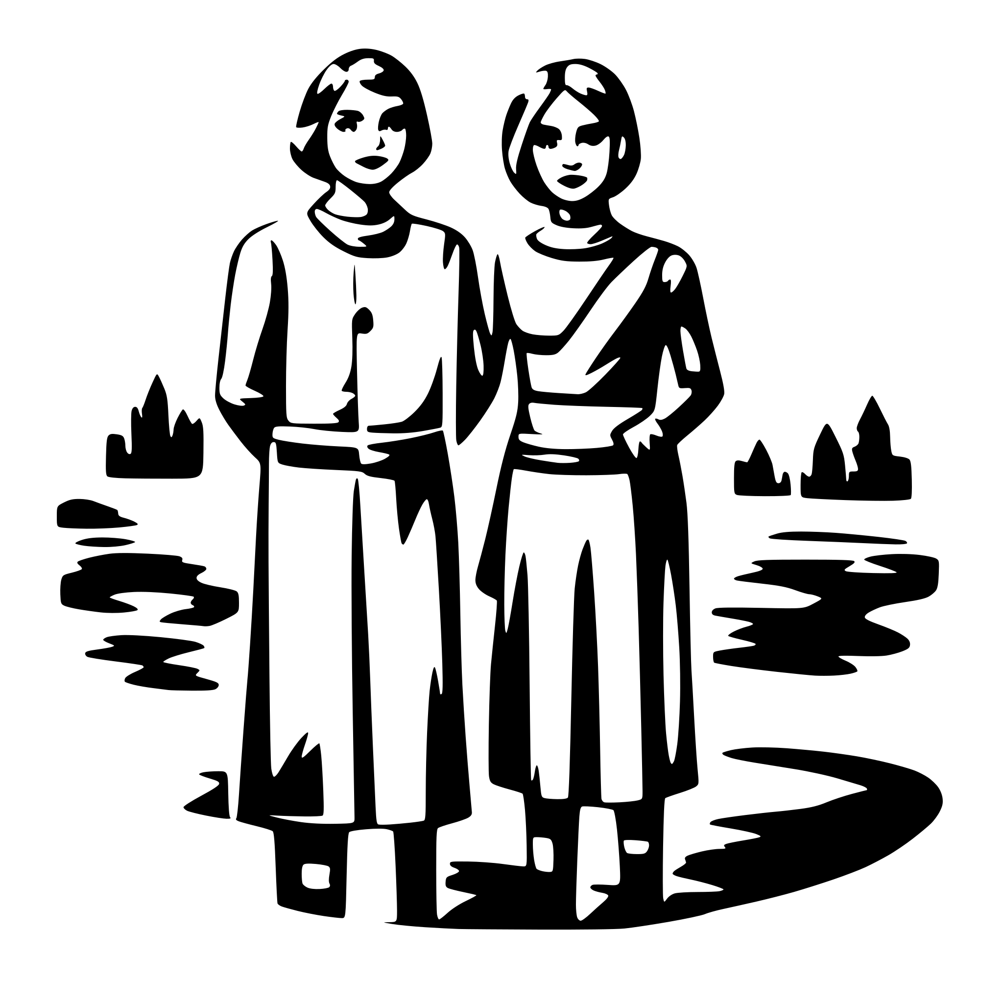 AI-generated SVG of a people