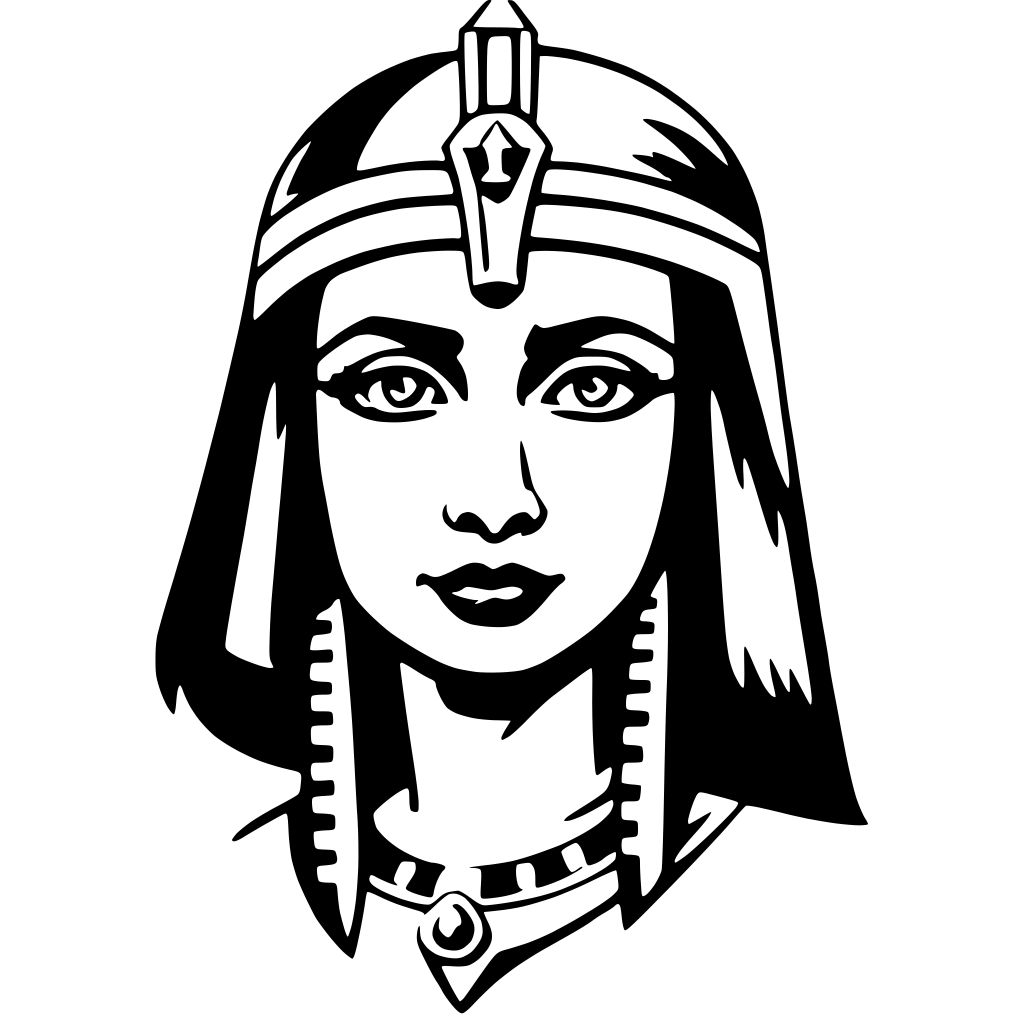 AI-generated SVG of 'hathor'