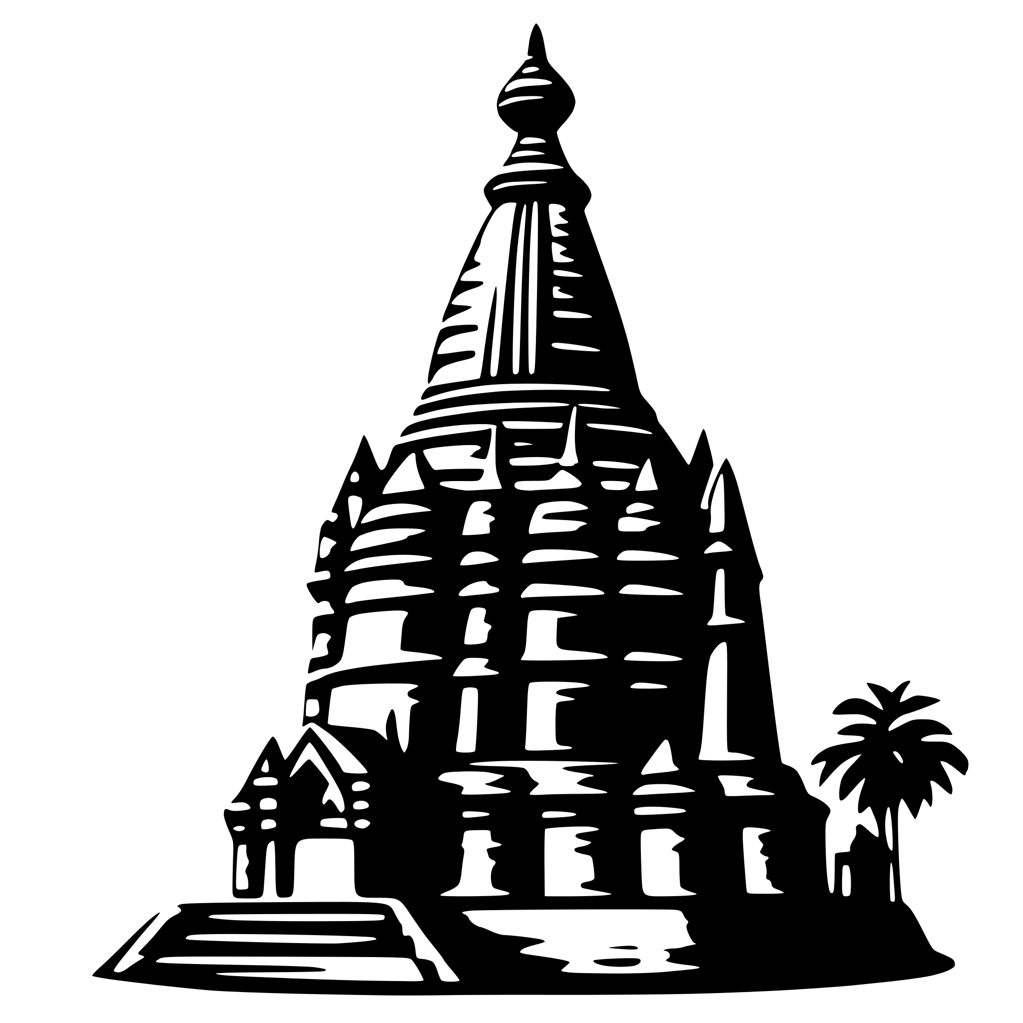 AI-generated SVG of 'Bagan pagoda'