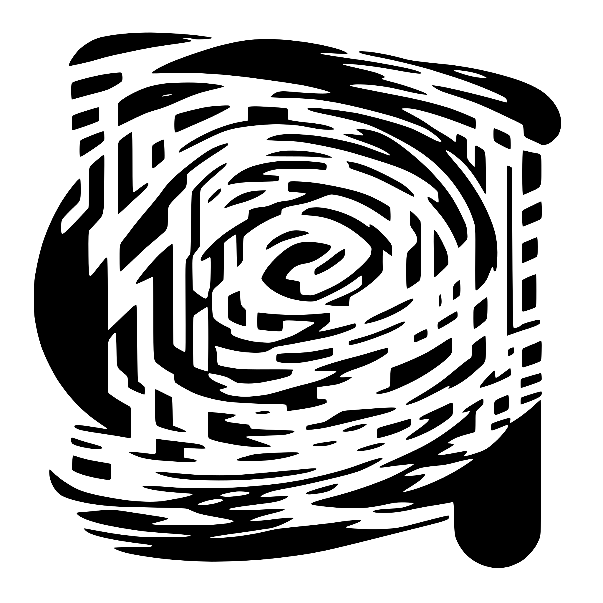 AI-generated SVG of 'abstract shape and lines flow'
