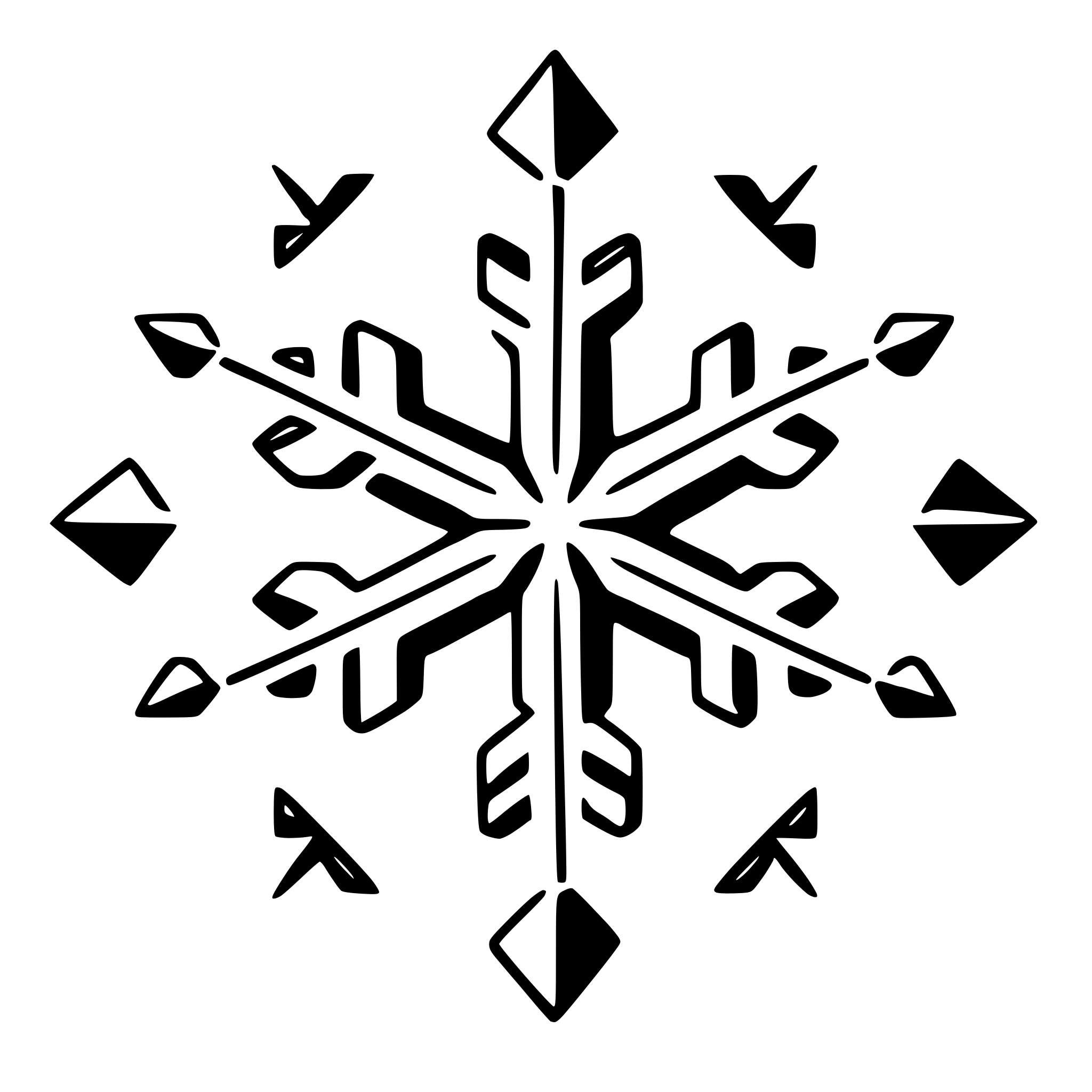 AI-generated SVG of a snowflake