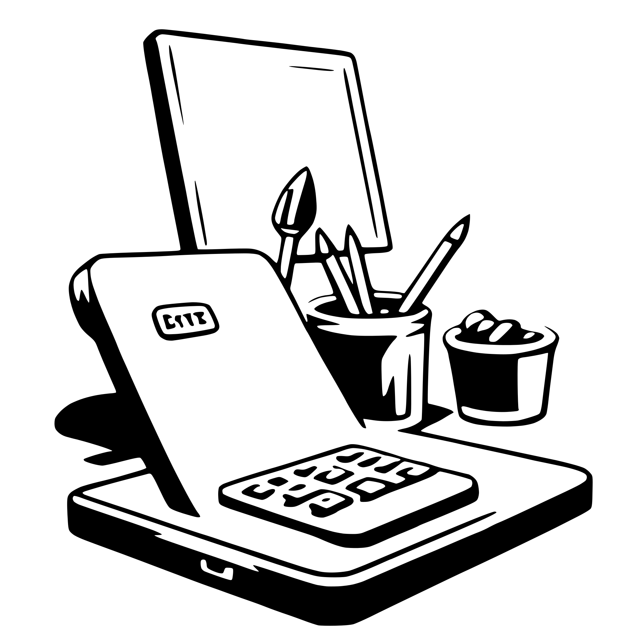 AI-generated SVG of a editor