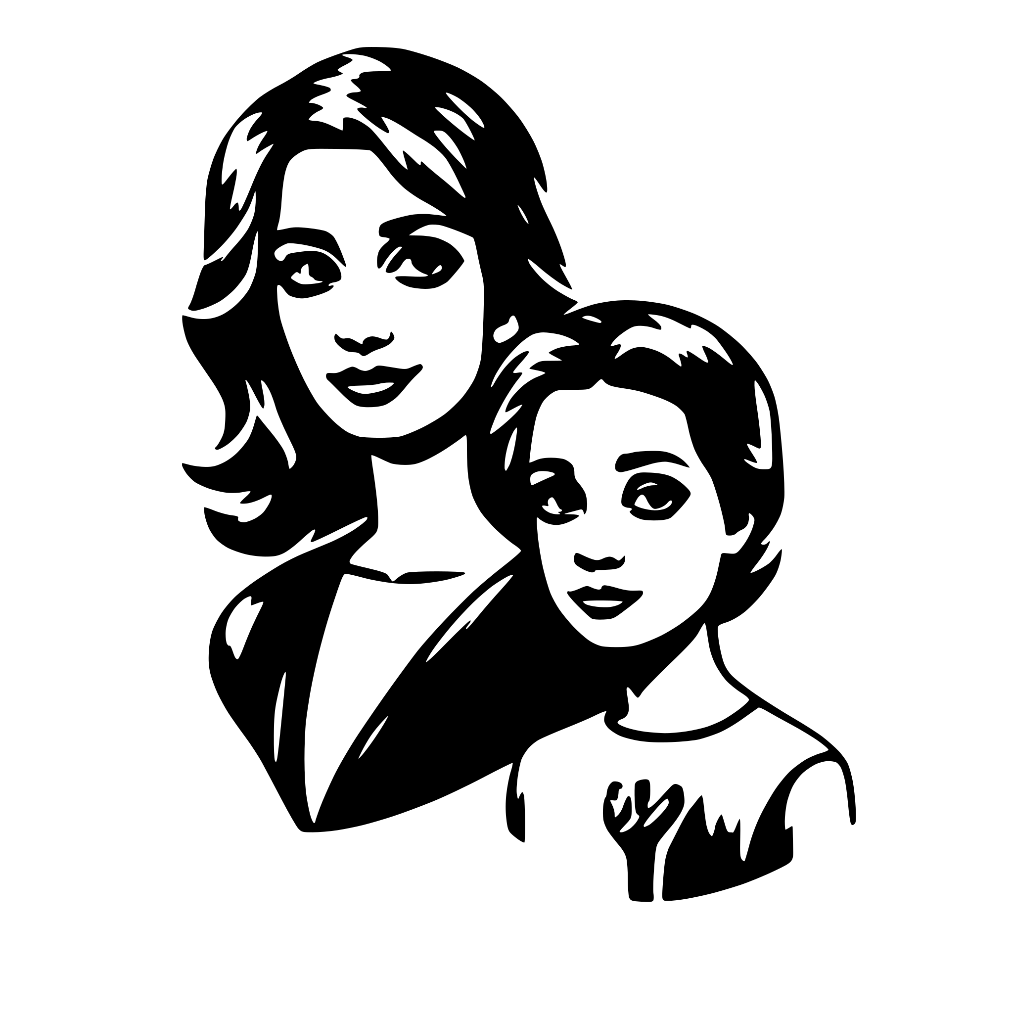 AI-generated SVG of 'monther'