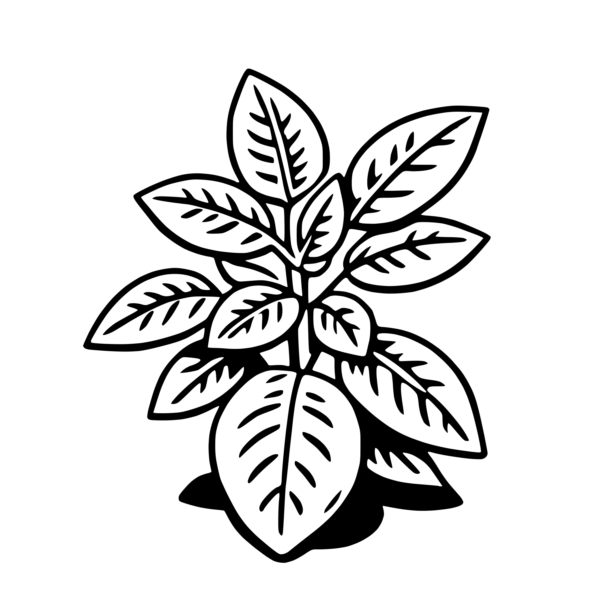 AI-generated SVG of a oregano