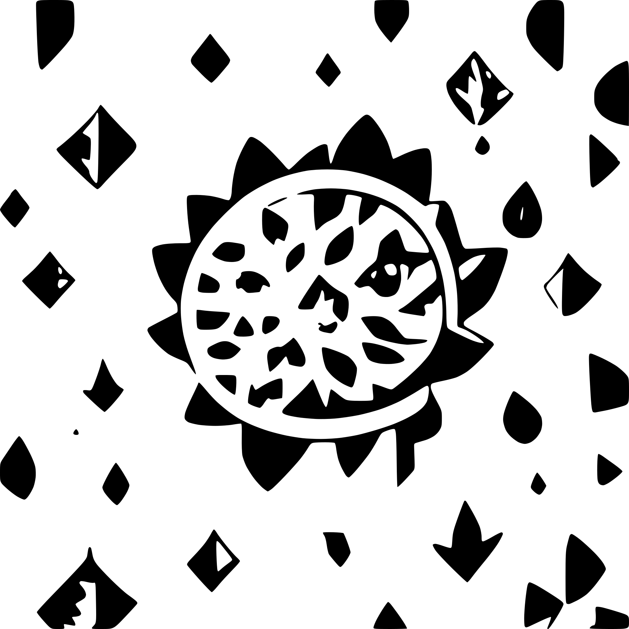 AI-generated SVG of a simple Islamic Pattern
