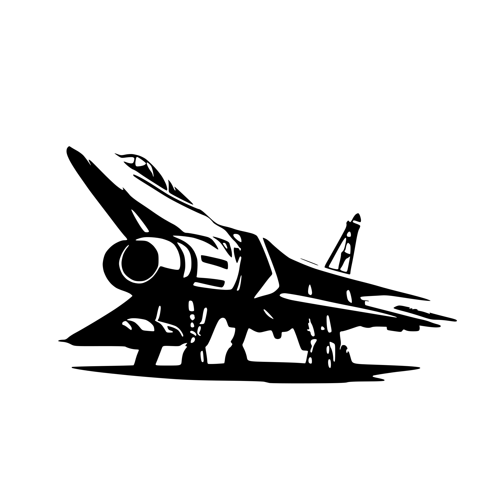 AI-generated SVG of a F-14 Tomcat