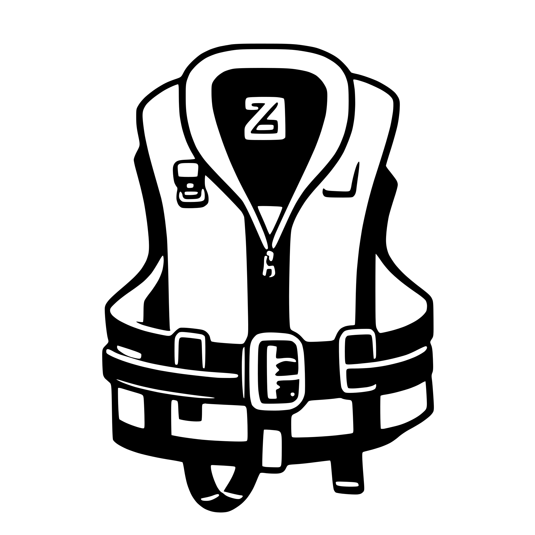 AI-generated SVG of 'lifejacket'