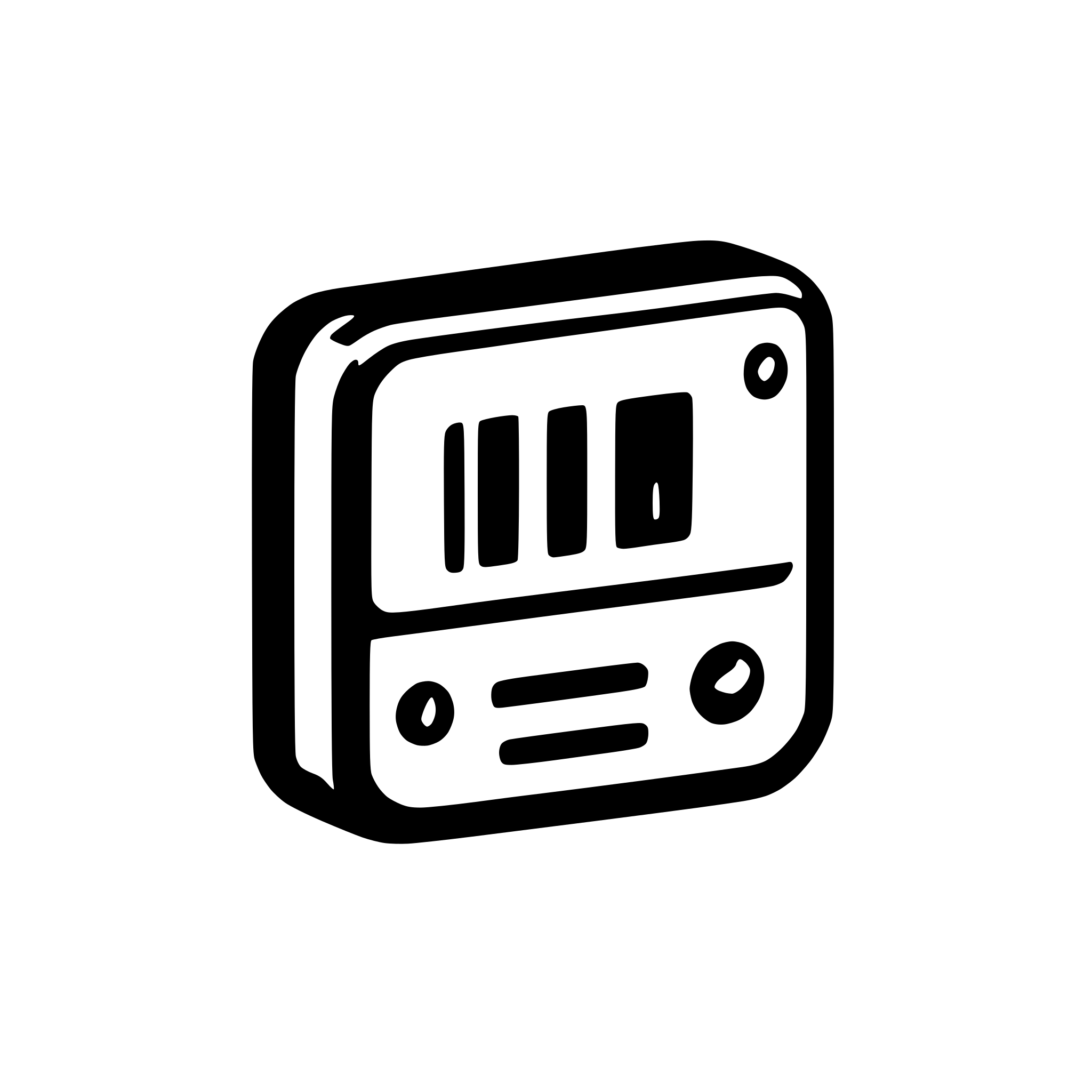 AI-generated SVG of a music player