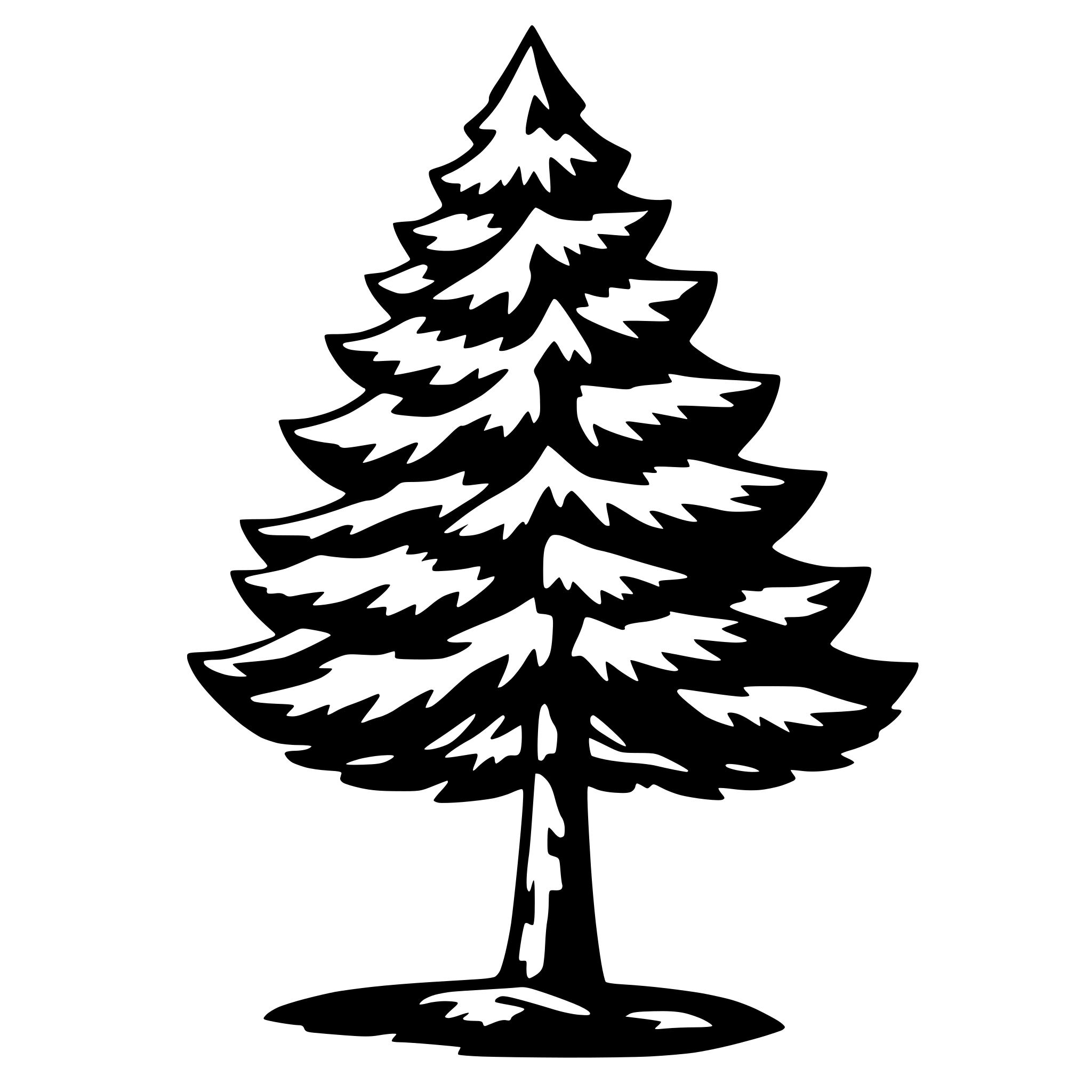 AI-generated SVG of 'PINE TREE SIMPLE'