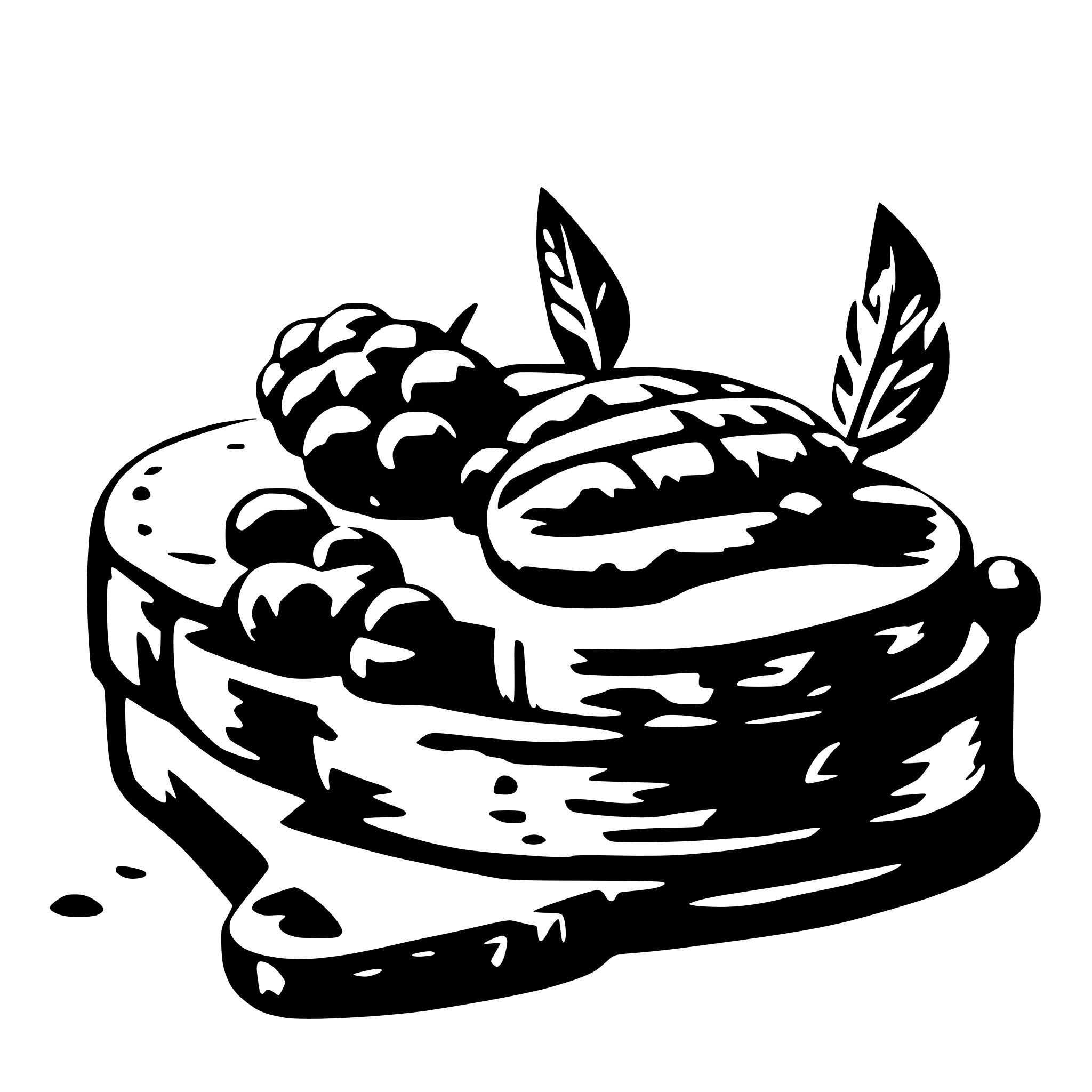 AI-generated SVG of a reblochon