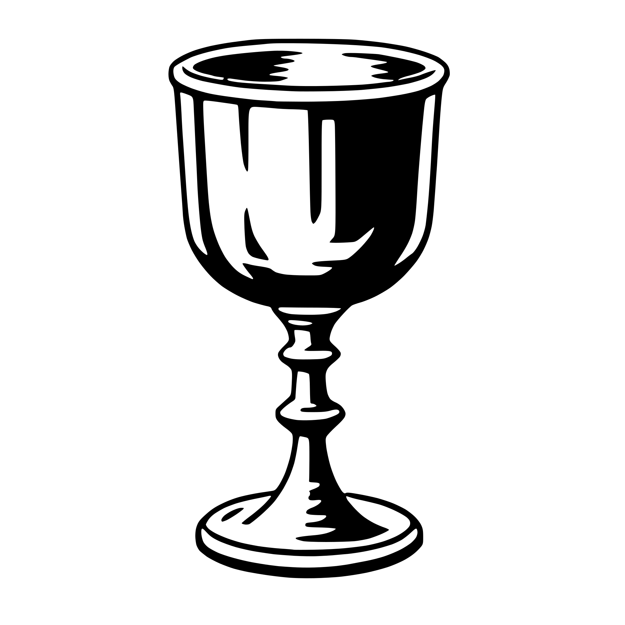 AI-generated SVG of a chalice