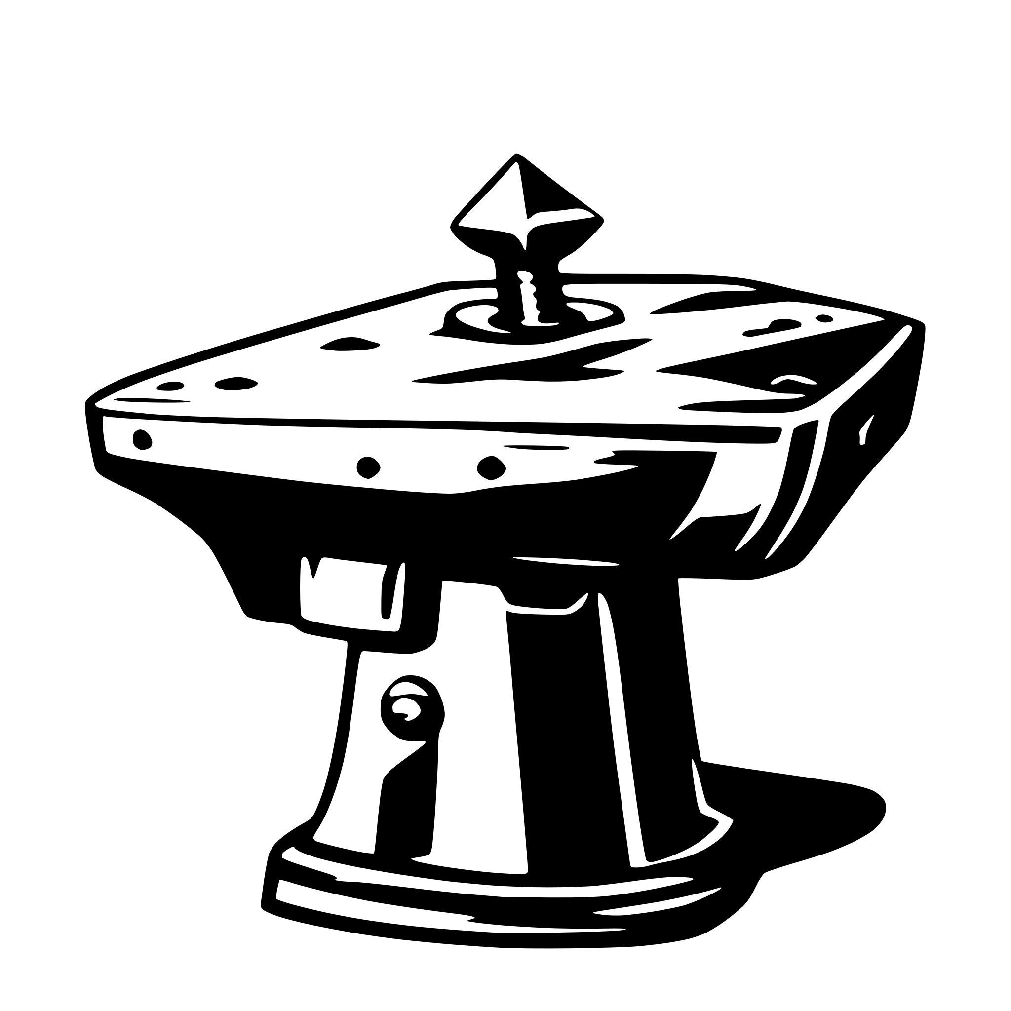 AI-generated SVG of 'anvil'