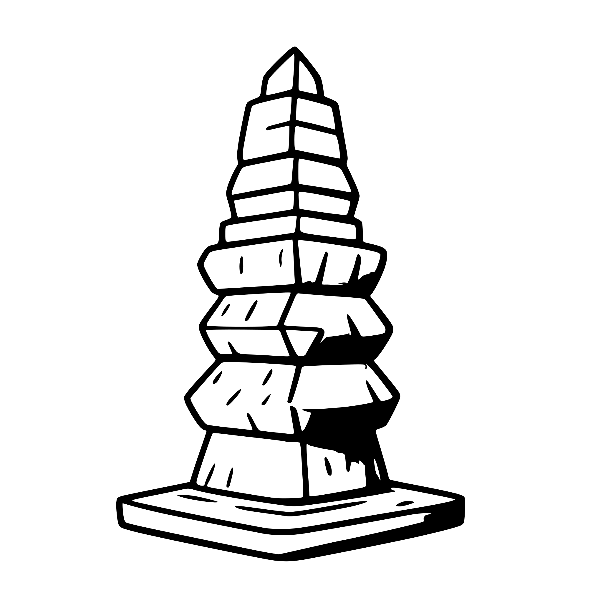 AI-generated SVG of 'towers of hanoi'