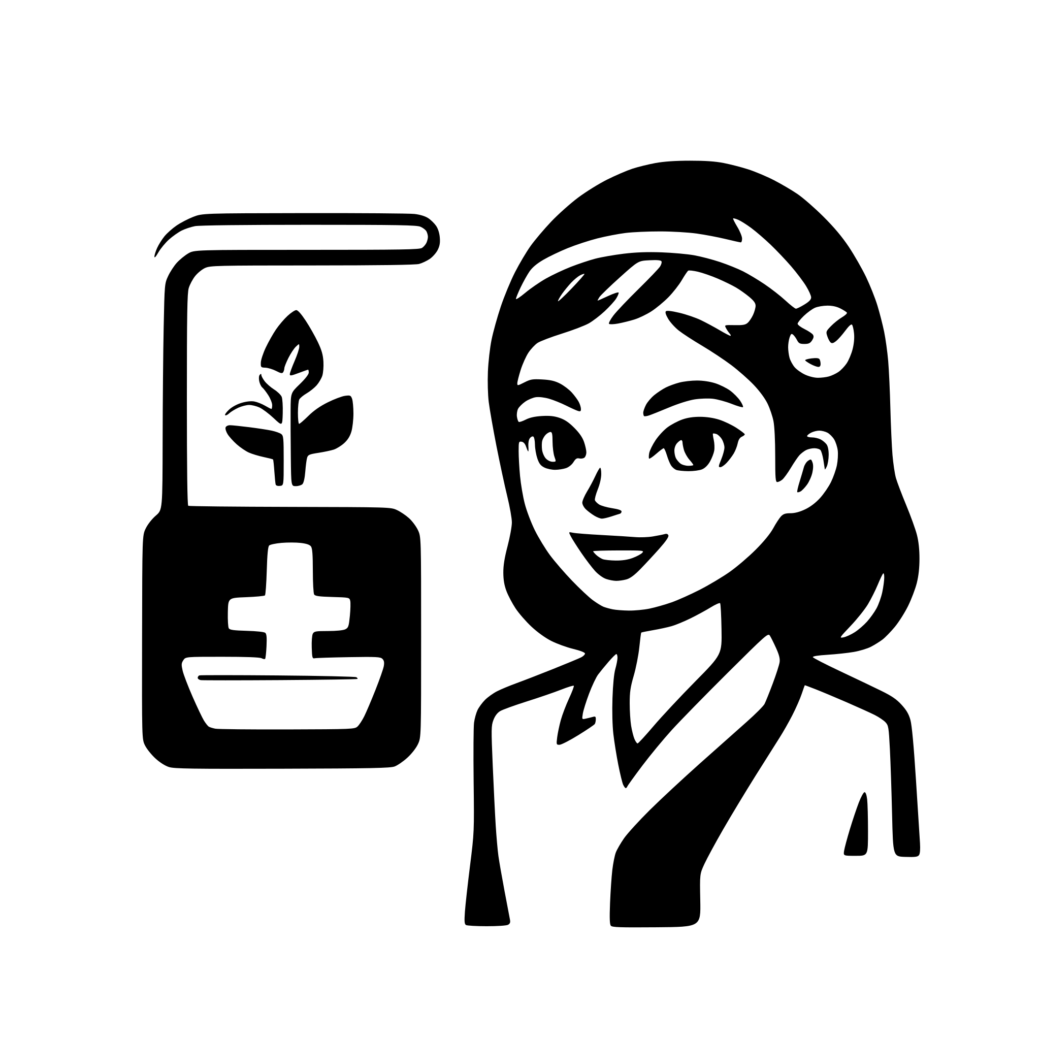 AI-generated SVG of a nurse station sign