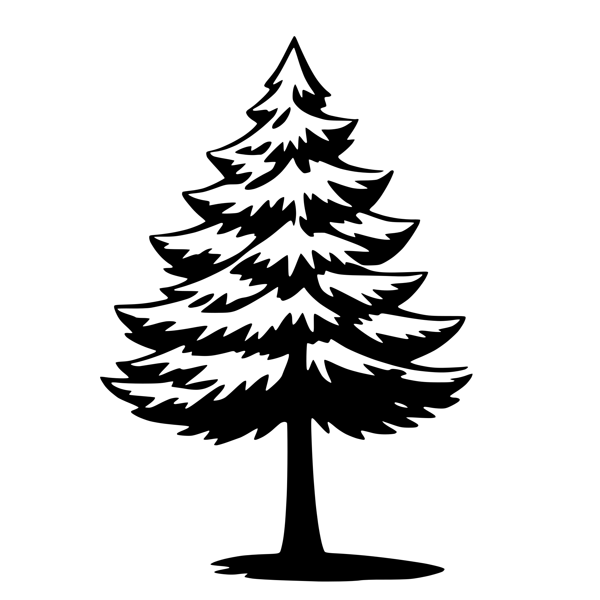 AI-generated SVG of a PINE TREE SIMPLE