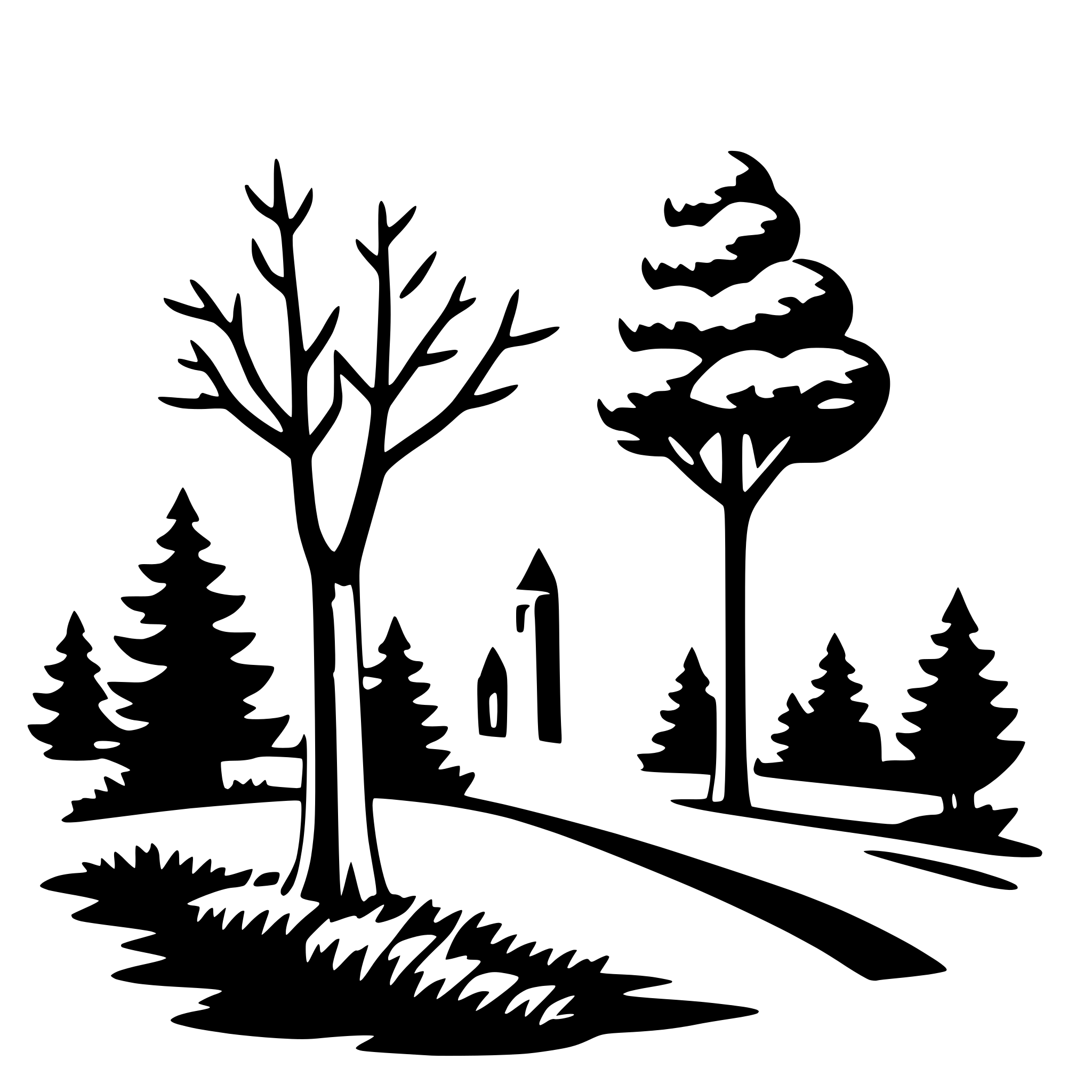 AI-generated SVG of a nature's splendor