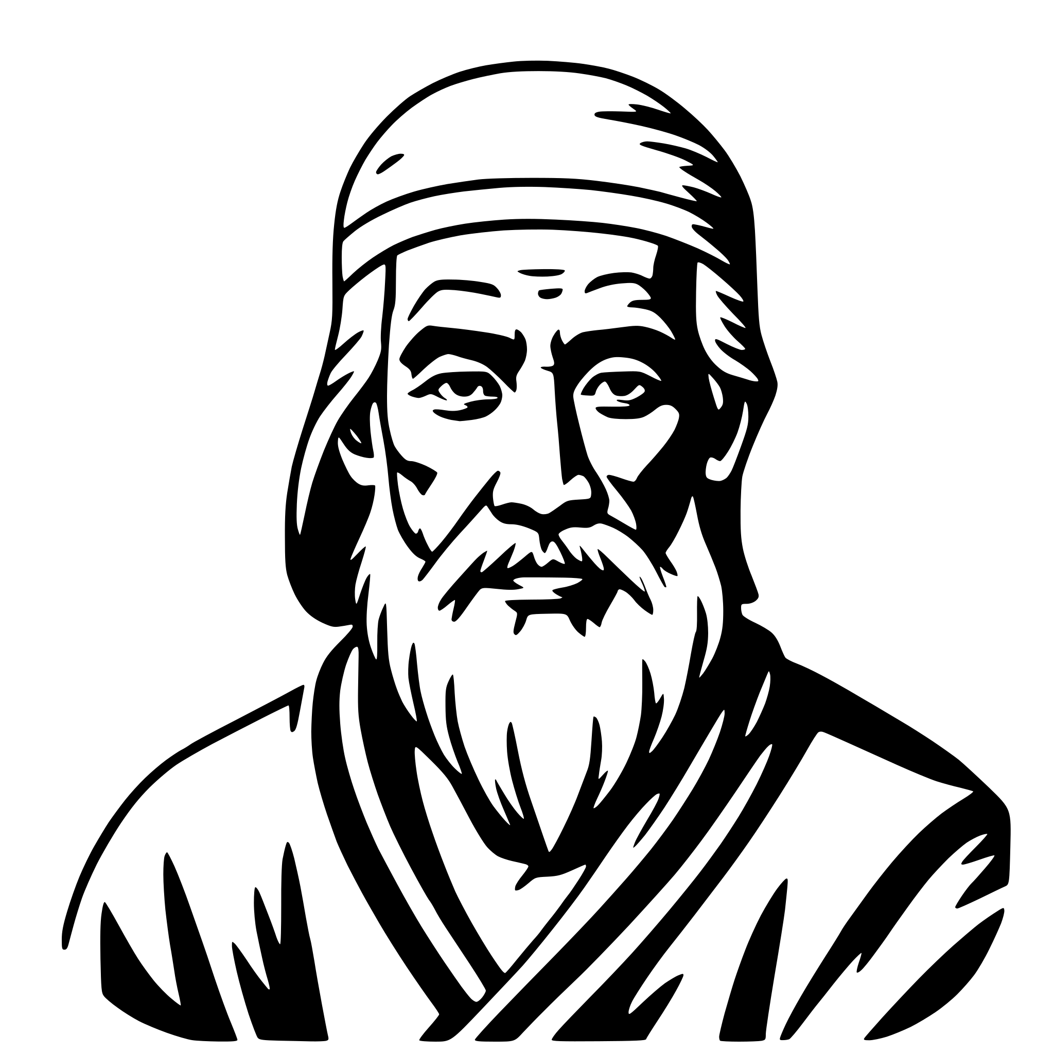 AI-generated SVG of 'laozi'