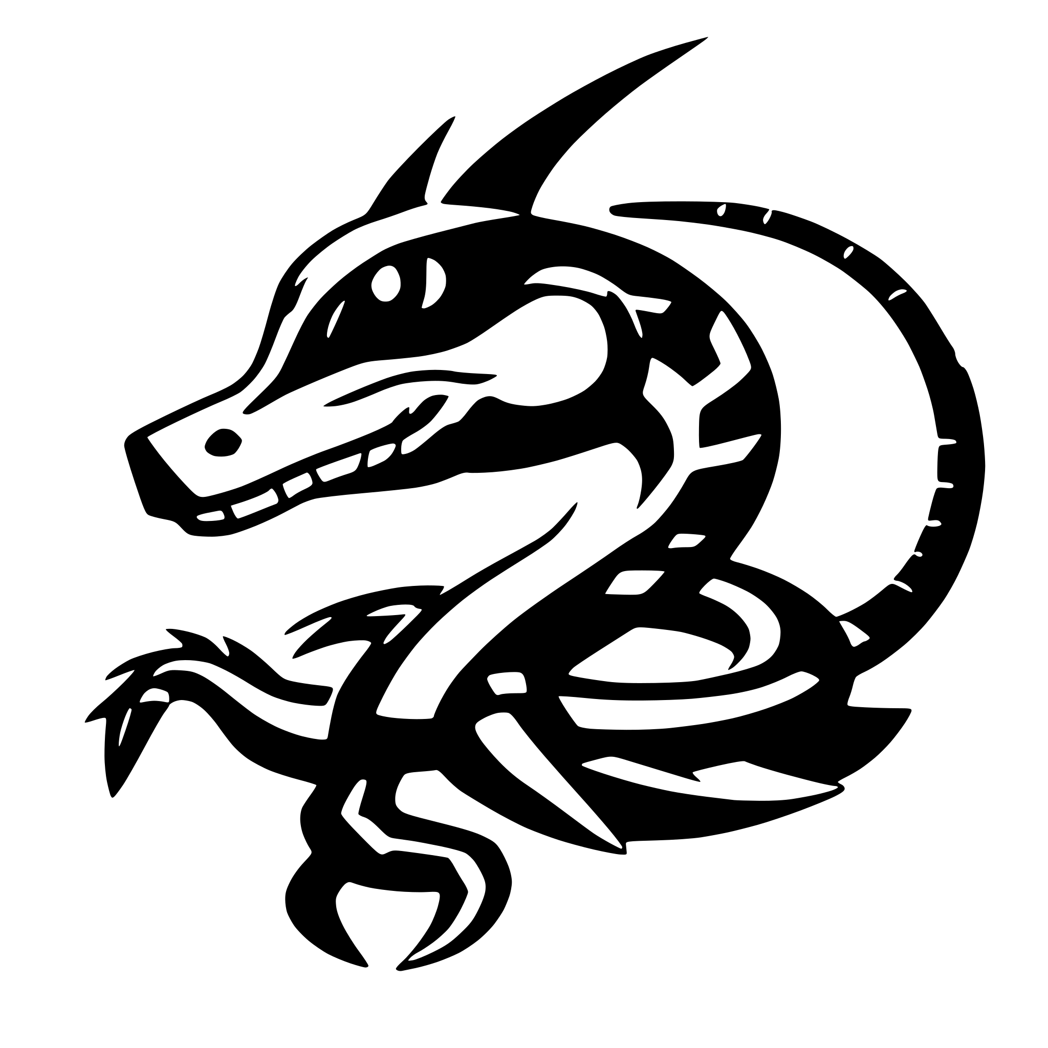 AI-generated SVG of a Rayquaza