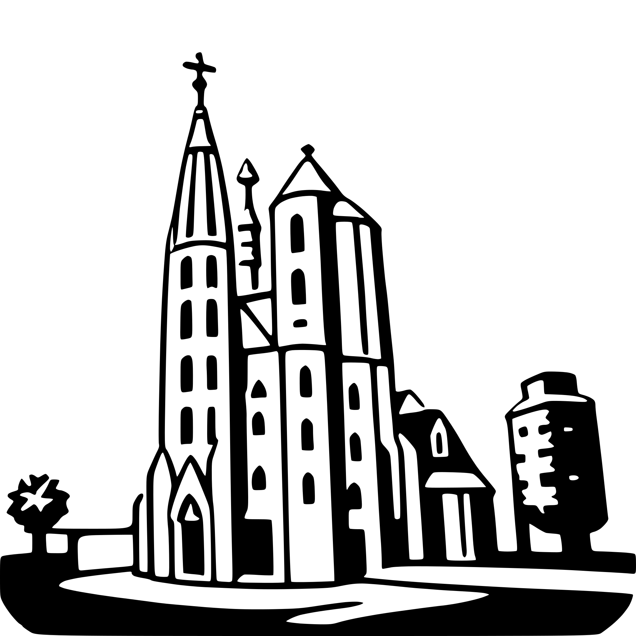 AI-generated SVG of 'sagrada familia'