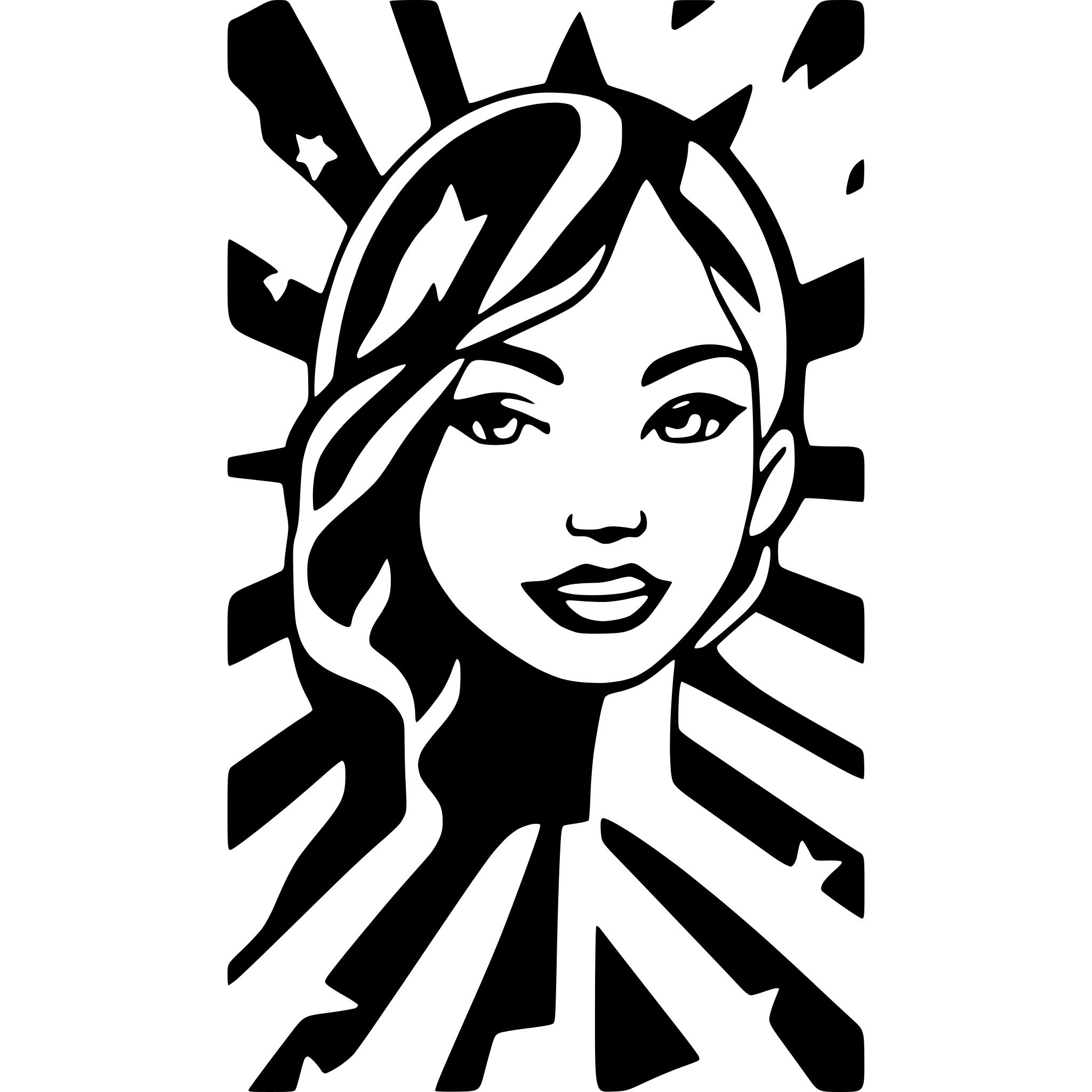 AI-generated SVG of a fill with stars of different sizes